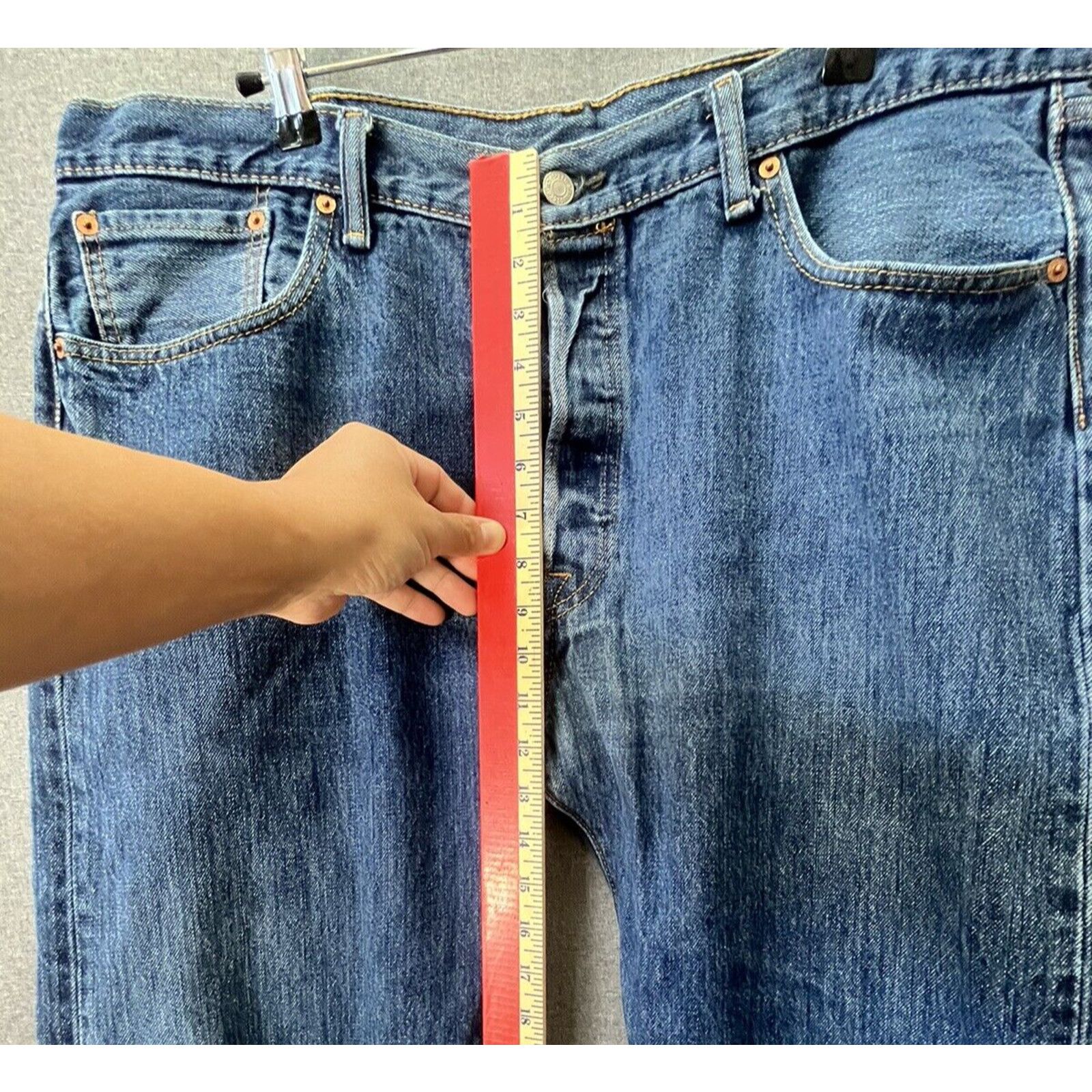 Levi's vintage levis 501 button fly denim jeans 40 W 30 L Size US 40 / EU 56 - 6 Thumbnail