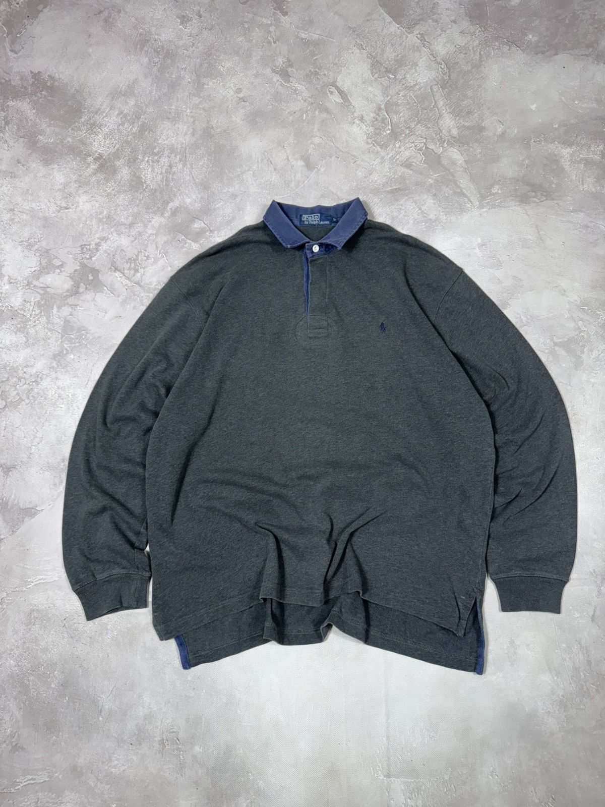 Polo Ralph Lauren Vintgae Polo Ralph Lauren Long-sleeve Rugby Sweatshirt Size US L / EU 52-54 / 3 - 1 Thumbnail