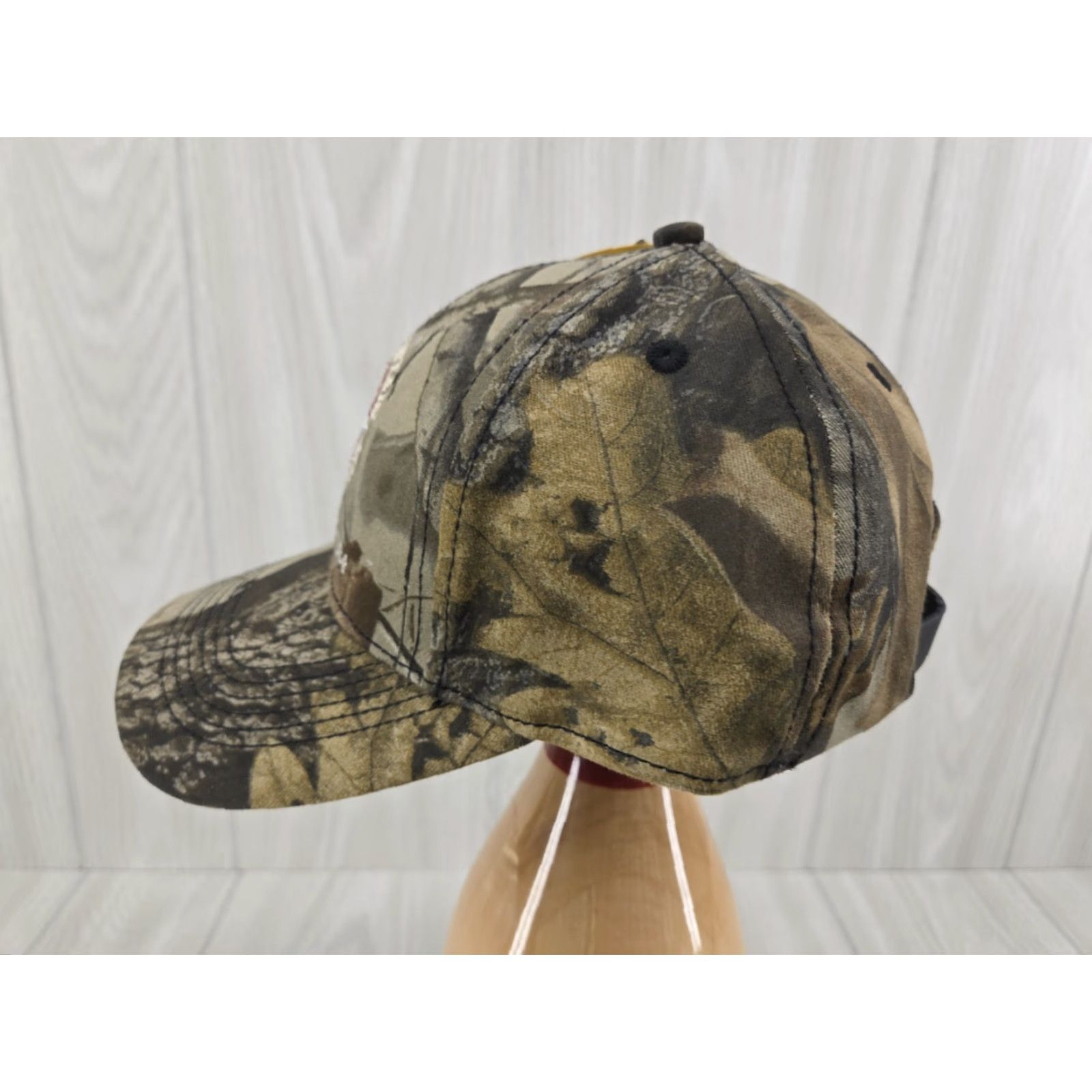 Realtree RMEF Rocky Mountain Elf Foundation Logo Hat Embroidered Camo Realtree Trucker Hat Adjustable Men CAMO Size ONE SIZE - 5 Thumbnail