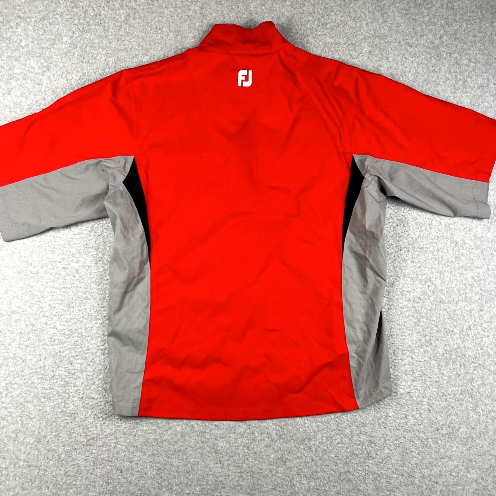 Footjoy FootJoy DryJoys HydroLite Jacket Mens Small Red Golf Rain Wind Quarter Zip Size US S / EU 44-46 / 1 - 2 Thumbnail
