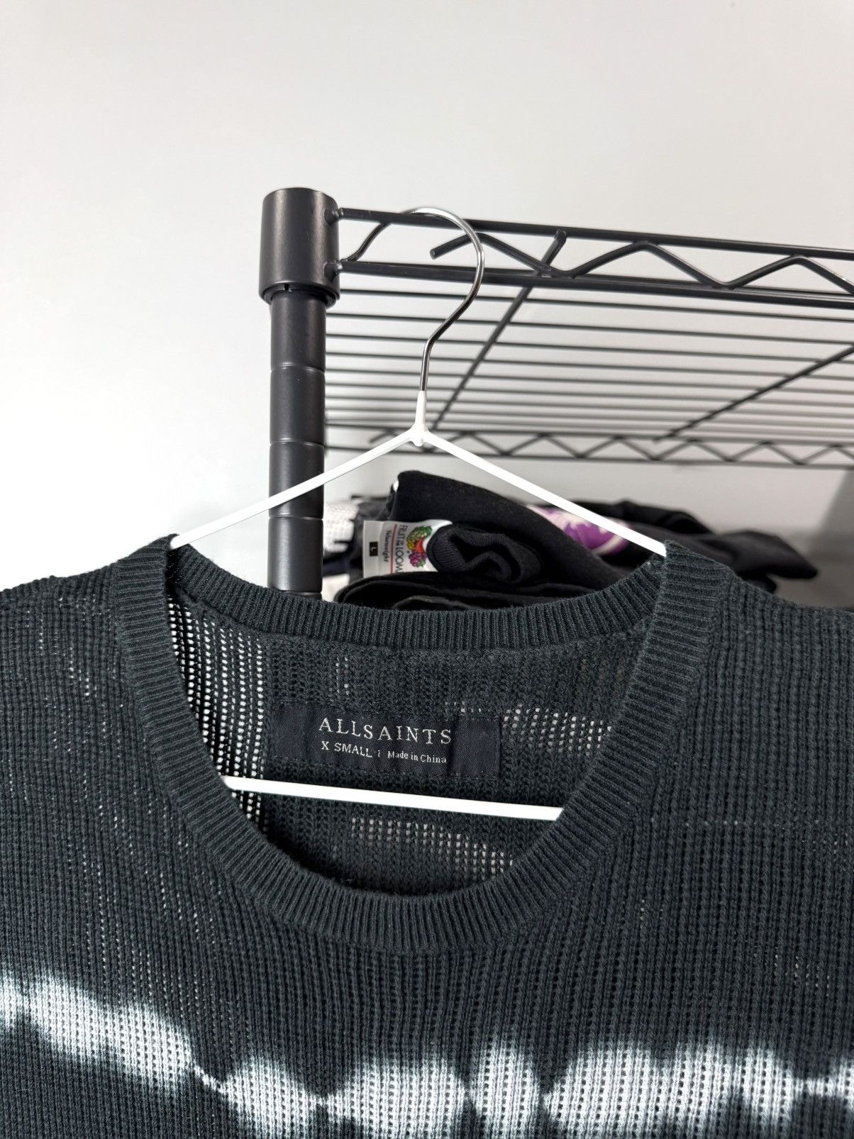 Allsaints Vintage AllSaints Mesh T Shirt Tie Dye Avant Garde Size US S / EU 44-46 / 1 - 3 Thumbnail