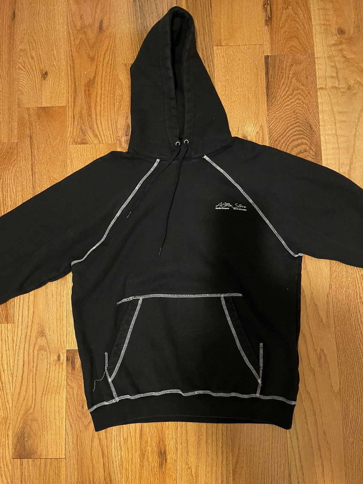 Above the Rim Black A60VE hoodie AOMG Size US M / EU 48-50 / 2 - 1 Thumbnail