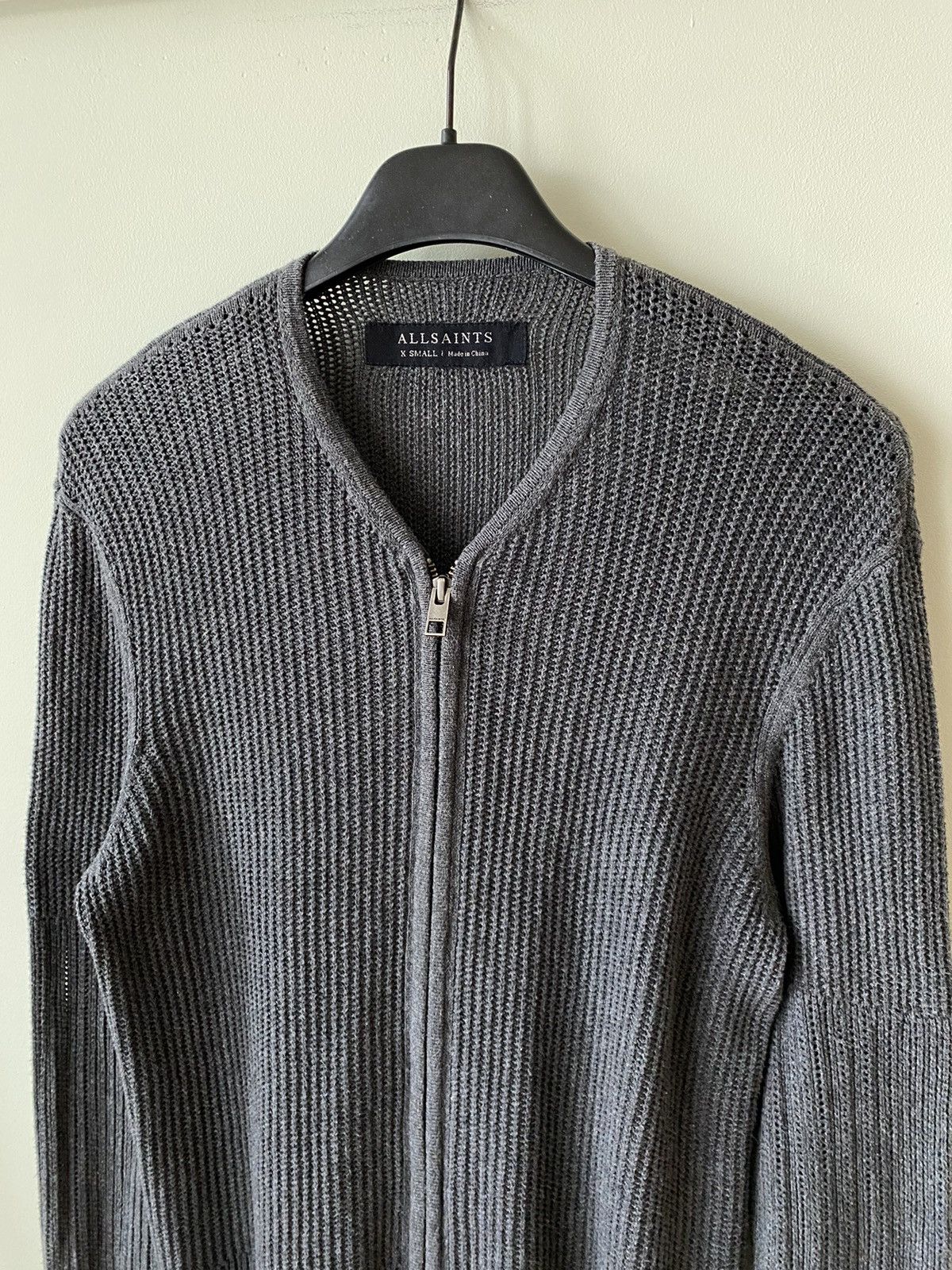 Allsaints Allsaints Metz Knit mesh Cardigan | Grailed
