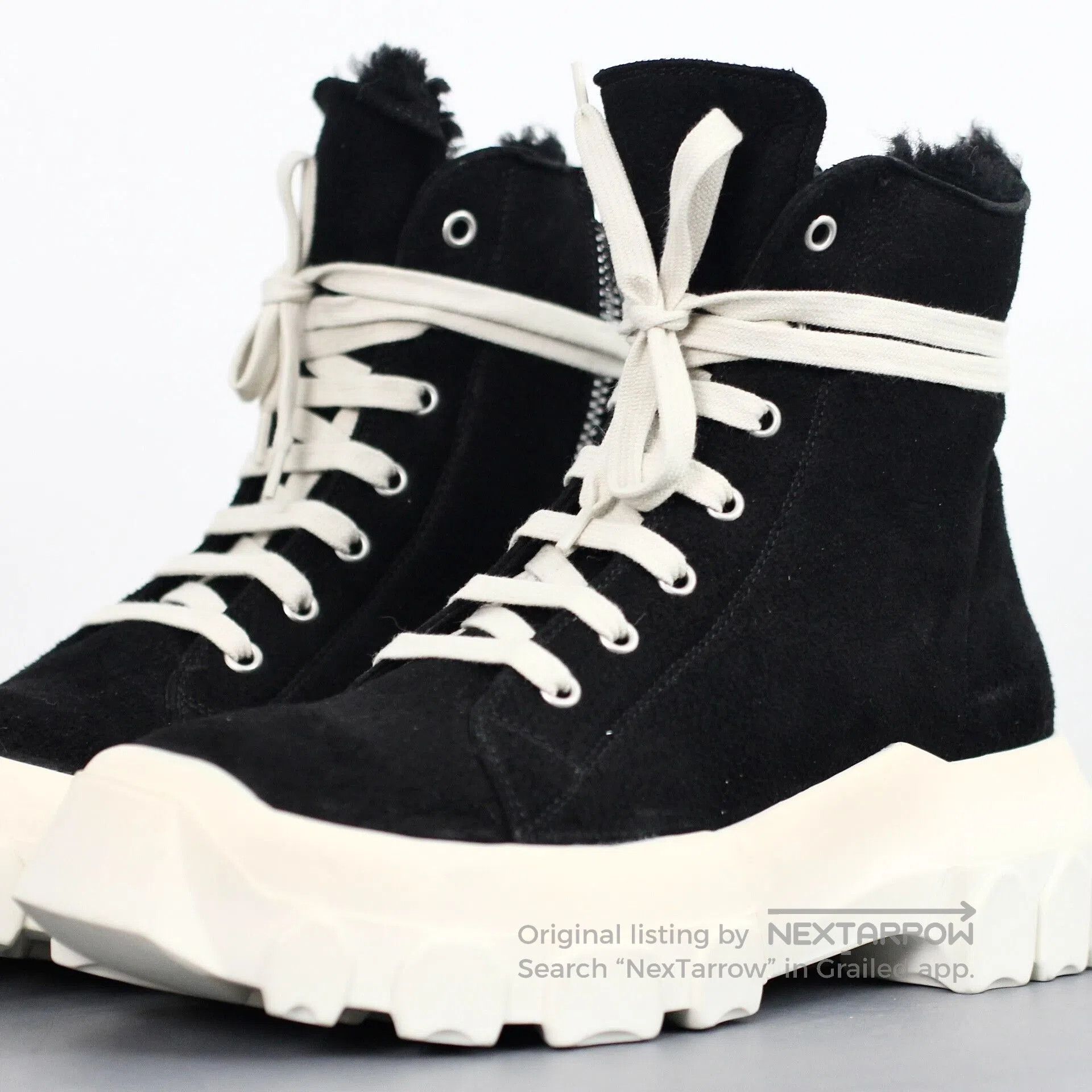Rick Owens rick owens military style boots in black. Size US 7.5 / EU 40-41 - 2 Thumbnail