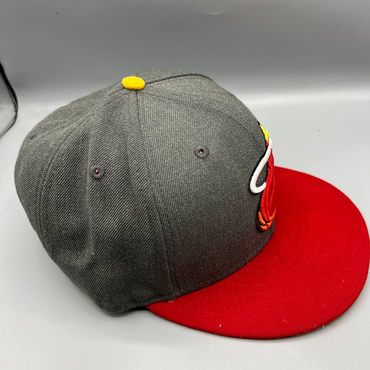 New Era Miami Heat Hat Men 9Fifty New Era Snap Back Hardwood Classic Size ONE SIZE - 4 Thumbnail
