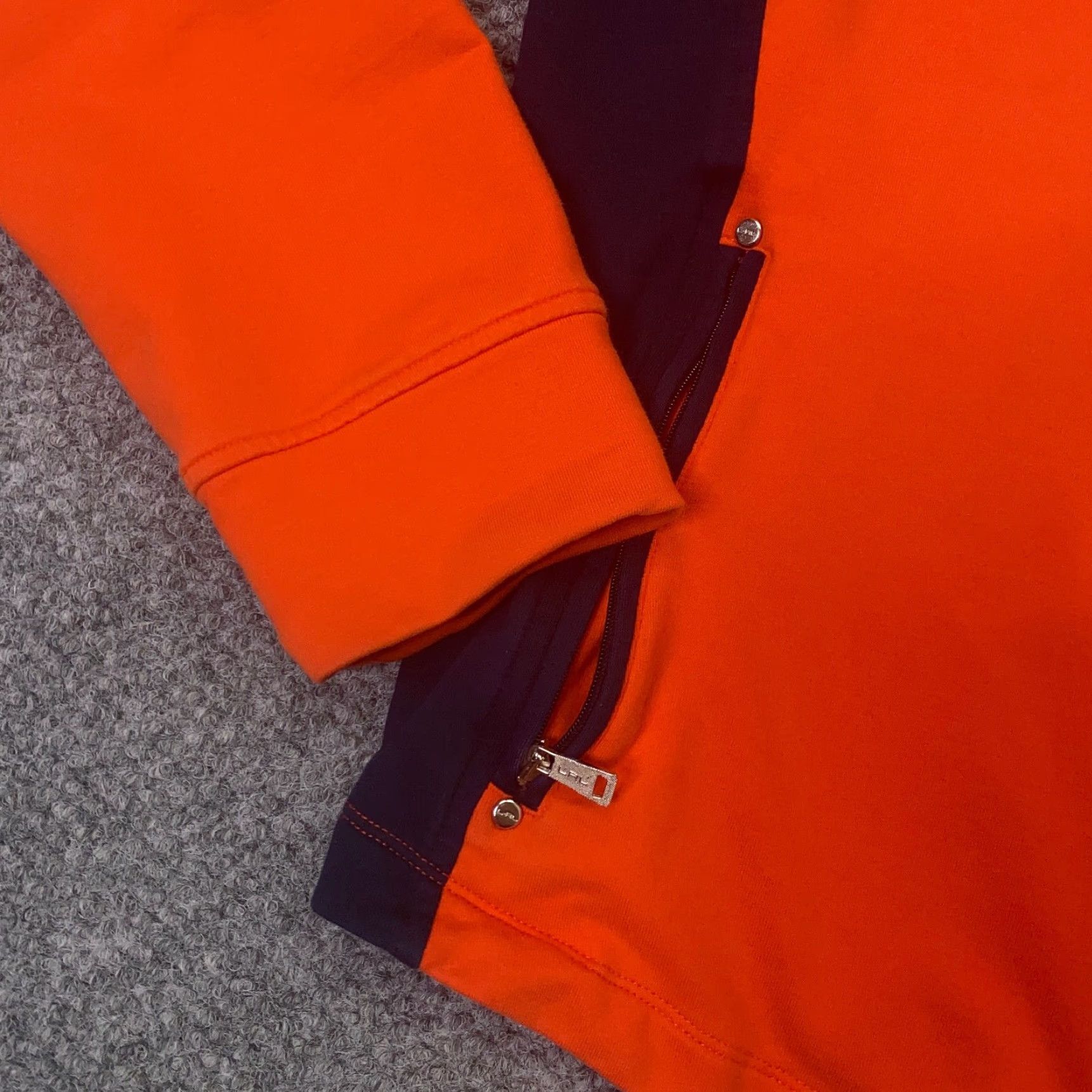 Ralph Lauren Ralph Lauren Active LRL Womens Jacket Large Orange Fleece Full Zip Size L / US 10 / IT 46 - 3 Thumbnail