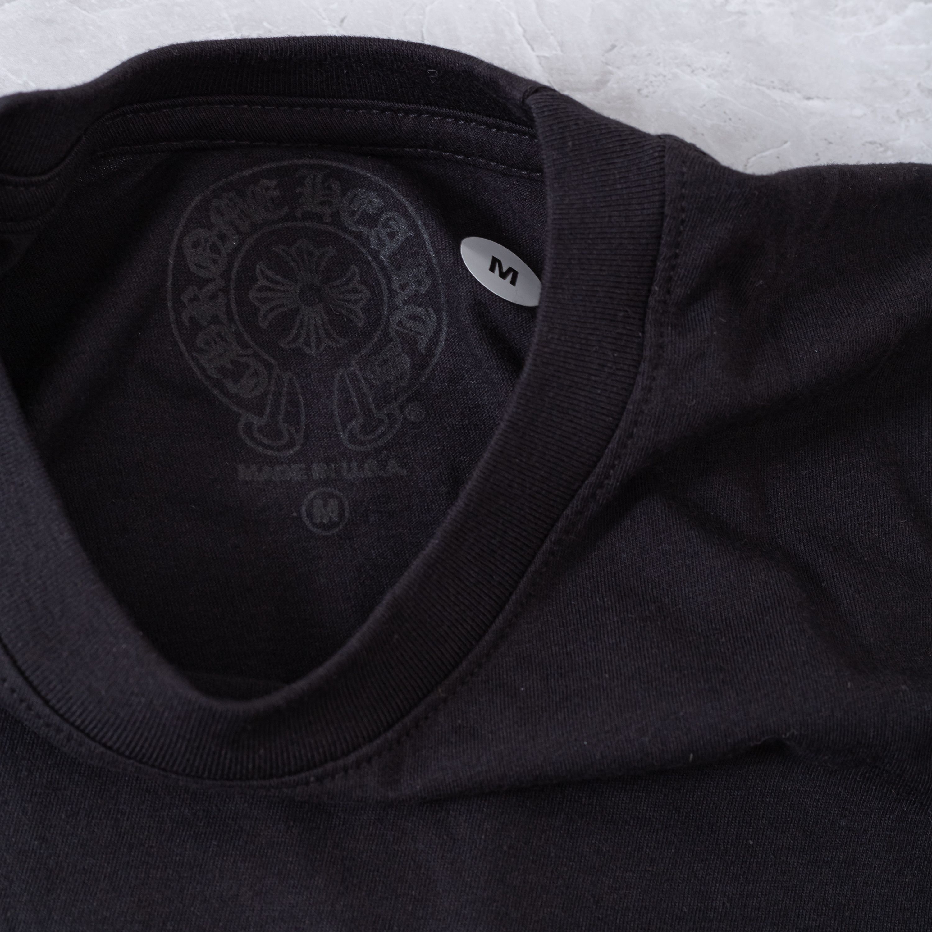 Chrome Hearts CHROME HEARTS Horseshoe Pocket T-Shirt BLACK Size US M / EU 48-50 / 2 - 9 Thumbnail