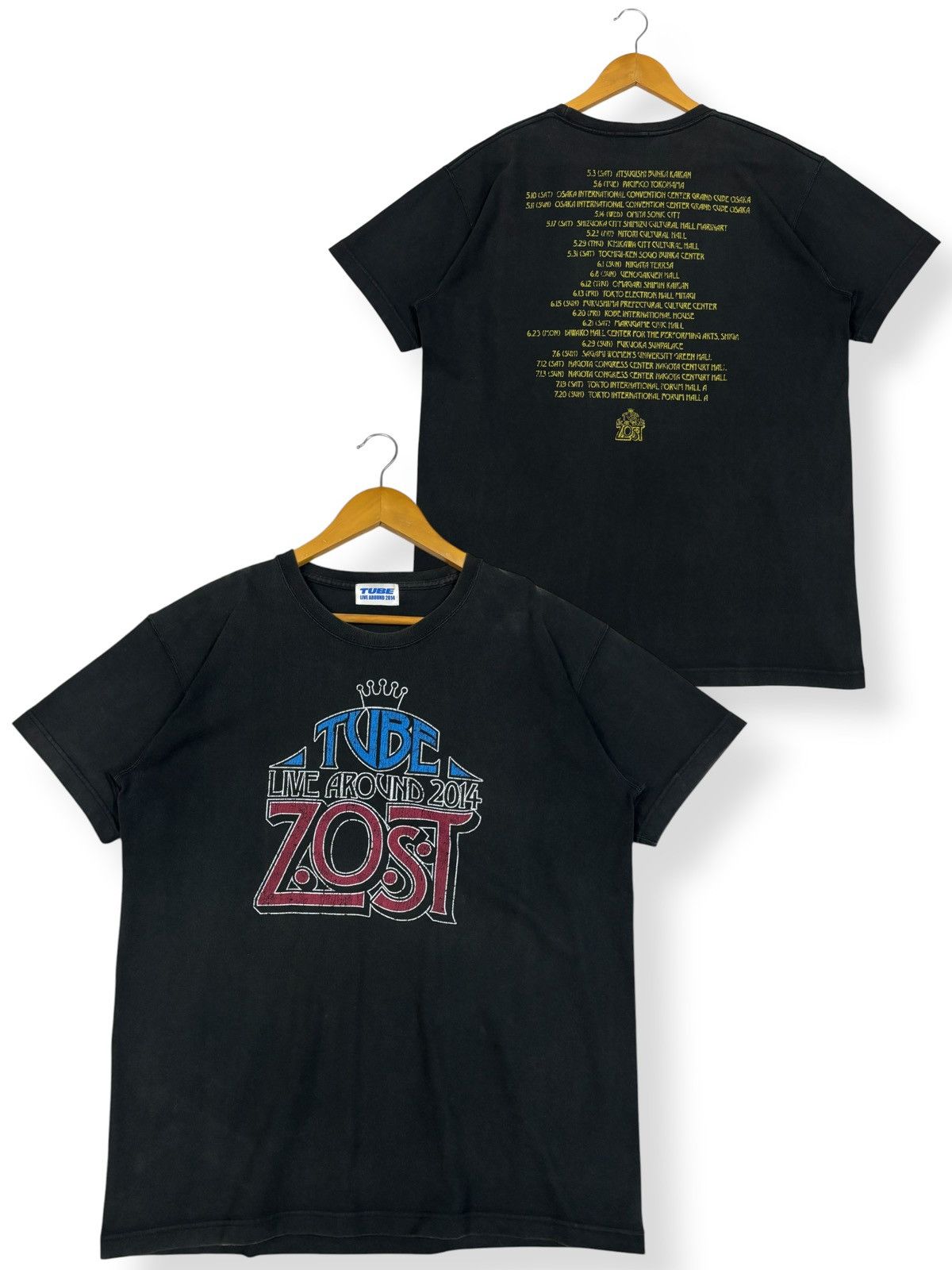 Band Tees Japanese Band TUBE Live Around 2014 ZOST Tour T-shirt Size US L / EU 52-54 / 3 - 1 Thumbnail