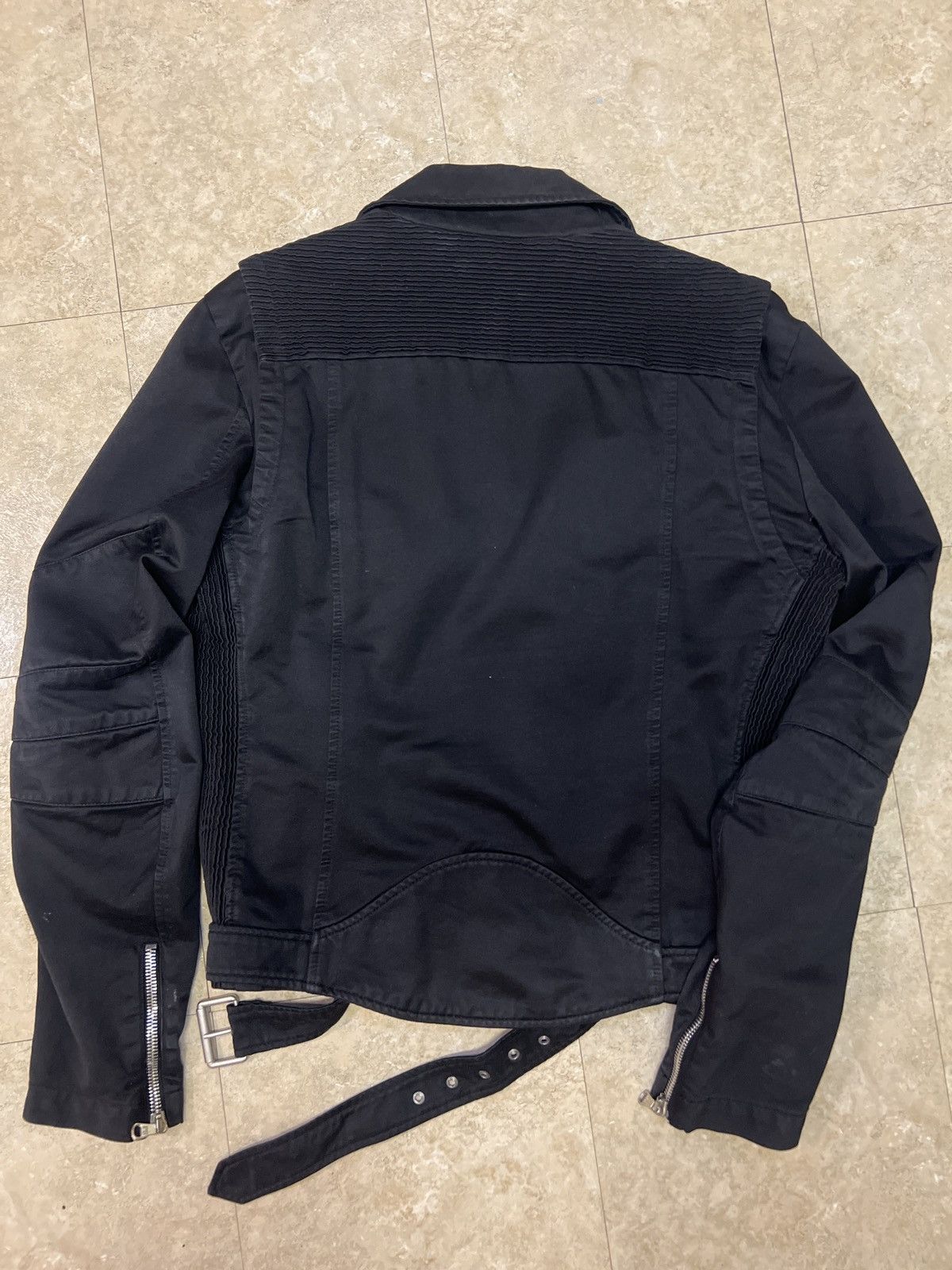 Pierre Balmain Pierre Balmain Cotton Moto Jacket Size US L / EU 52-54 / 3 - 6 Thumbnail