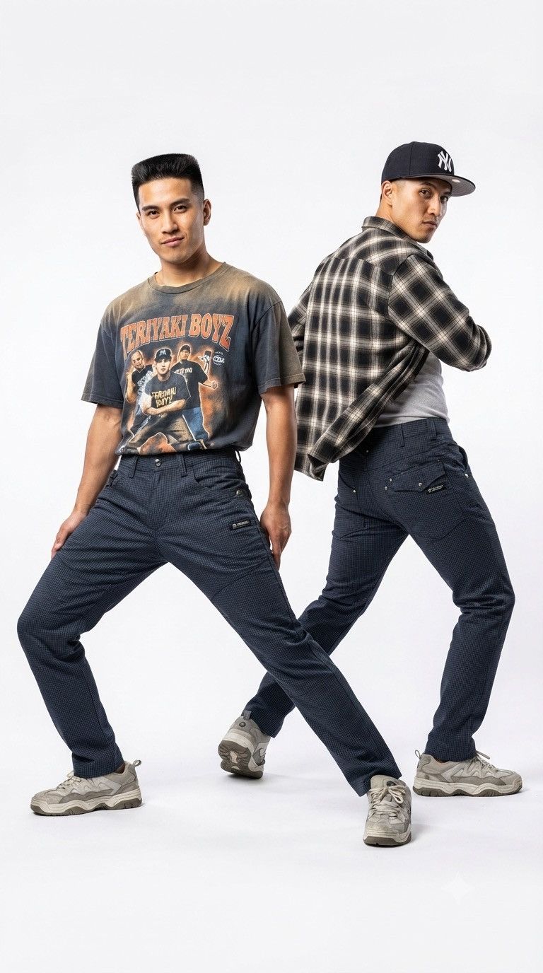 If Six Was Nine Fragment Design Teriyaki Boyz W29 Skinny Checkered Pants Size US 29 - 1 Thumbnail