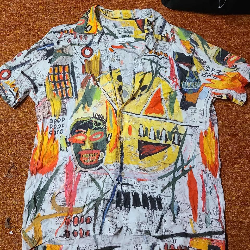 Wacko Maria x Jean Michel Basquiat printed Hawaiian shirt