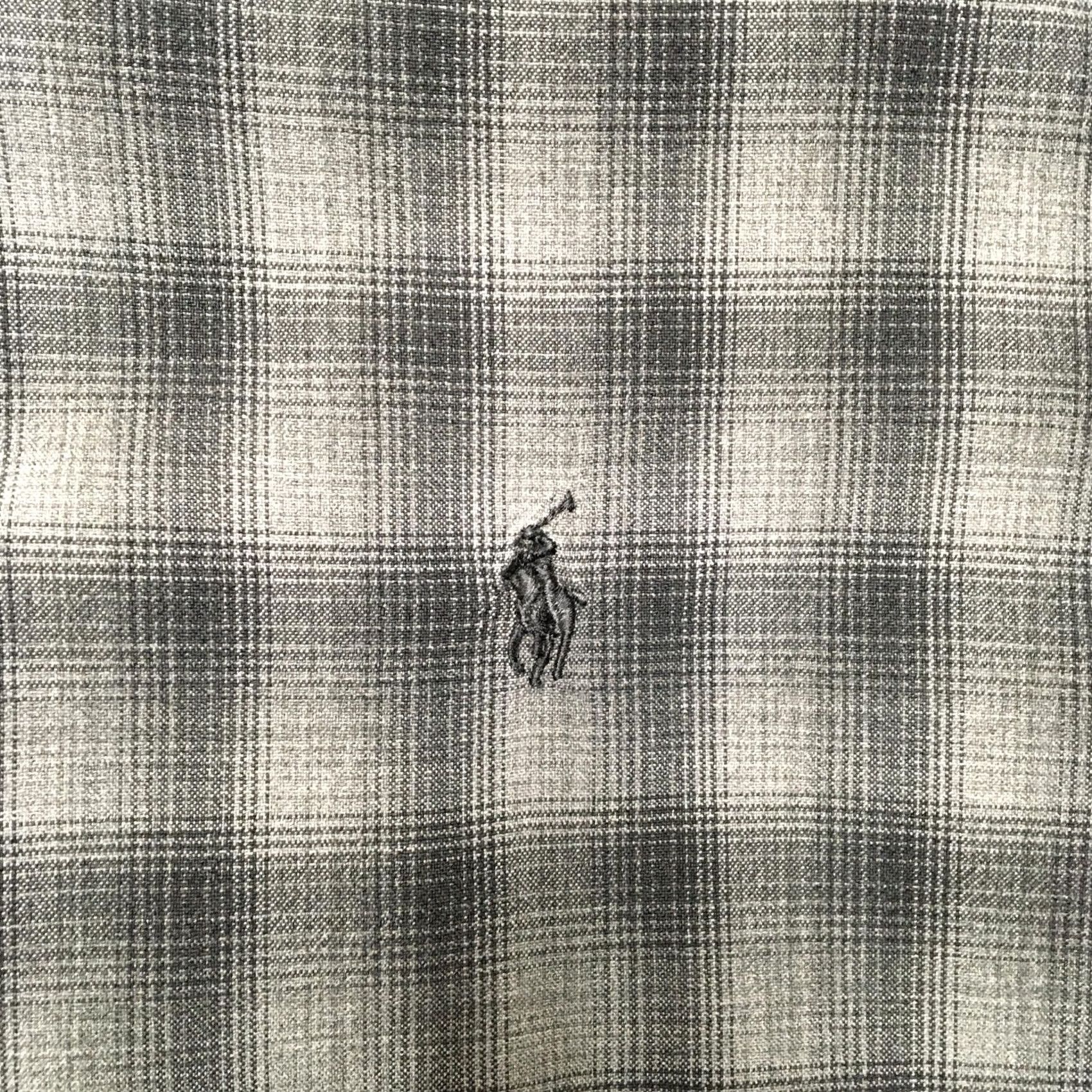 Ralph Lauren Ralph Lauren Shirt Mens 2XL Gray Plaid Long Sleeve Button-Down Silk Cotton Blake Classic Fit Size US XXL / EU 58 / 5 - 4 Thumbnail