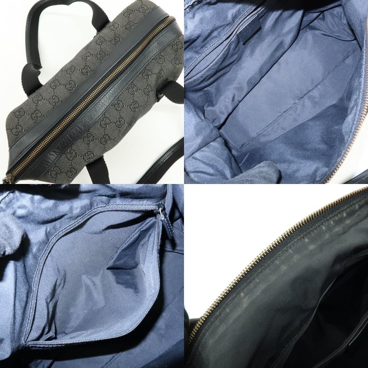 Gucci Gucci GG Supreme Duffle Bag Black Size ONE SIZE - 7 Thumbnail
