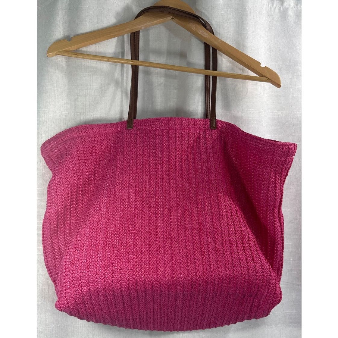Vera Bradley Vera Bradley Resort Tuttie Frutti Pink Fish Straw Tote Bag Size ONE SIZE - 3 Thumbnail
