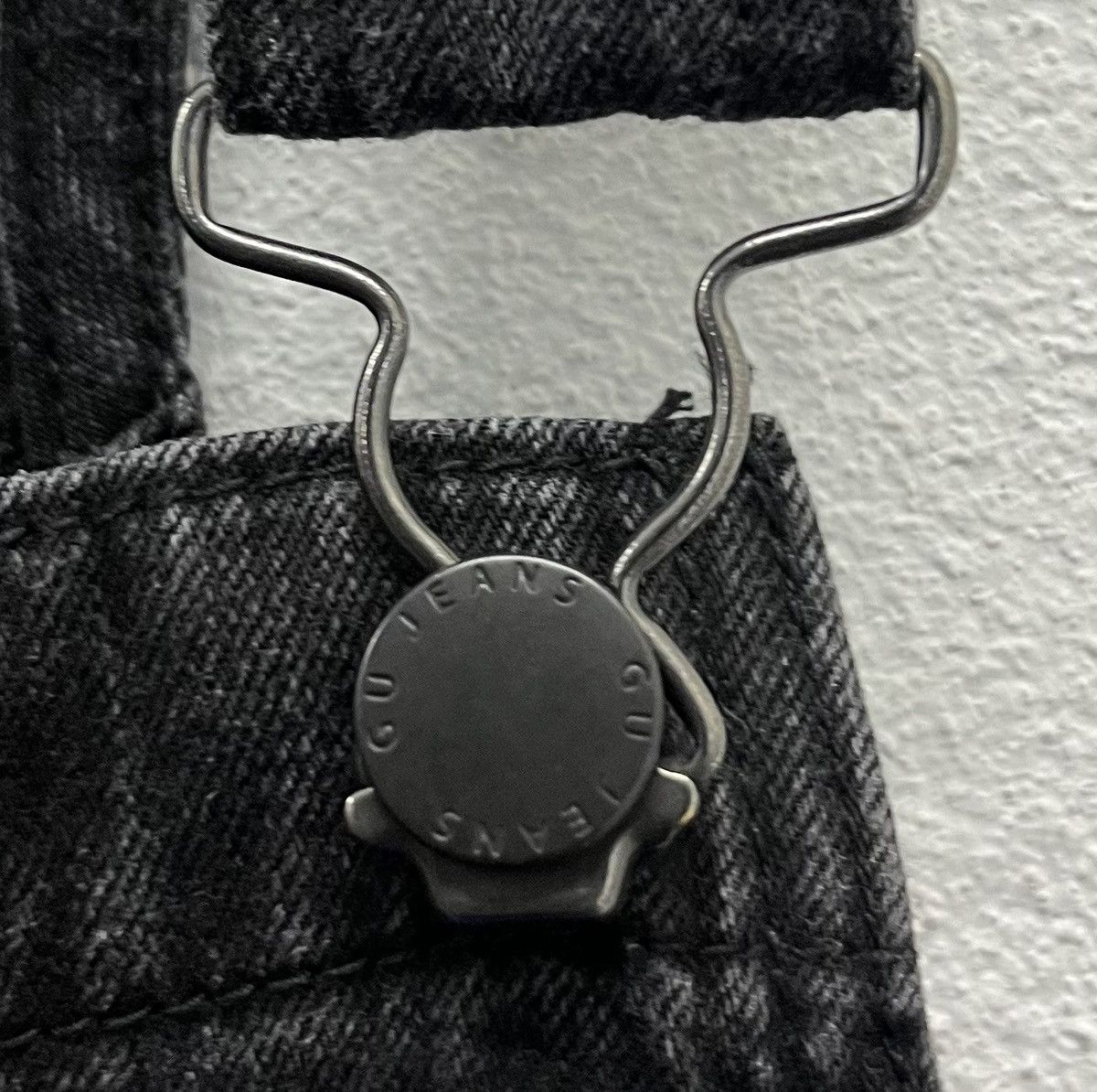 GU × Vintage GU Women’s Black Denim Overalls – Size XL Size US 37 - 5 Thumbnail