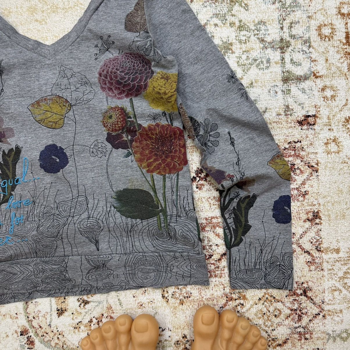 Desigual Vintage Desigual Long-sleeve T-shirts Grunge Avantgarde Y2K Size M / US 6-8 / IT 42-44 - 8 Thumbnail
