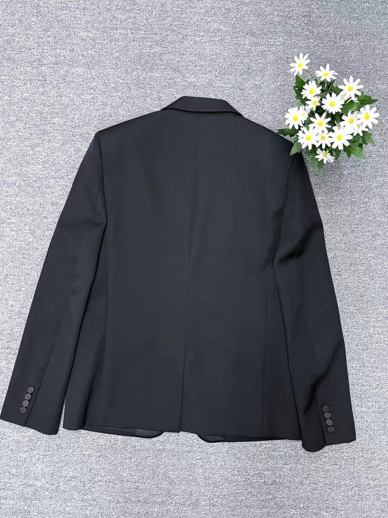 Yves Saint Laurent Saint Laurent Sword Collar Satin Smoking Suit 2502-Nextarro Size 50R - 2 Thumbnail