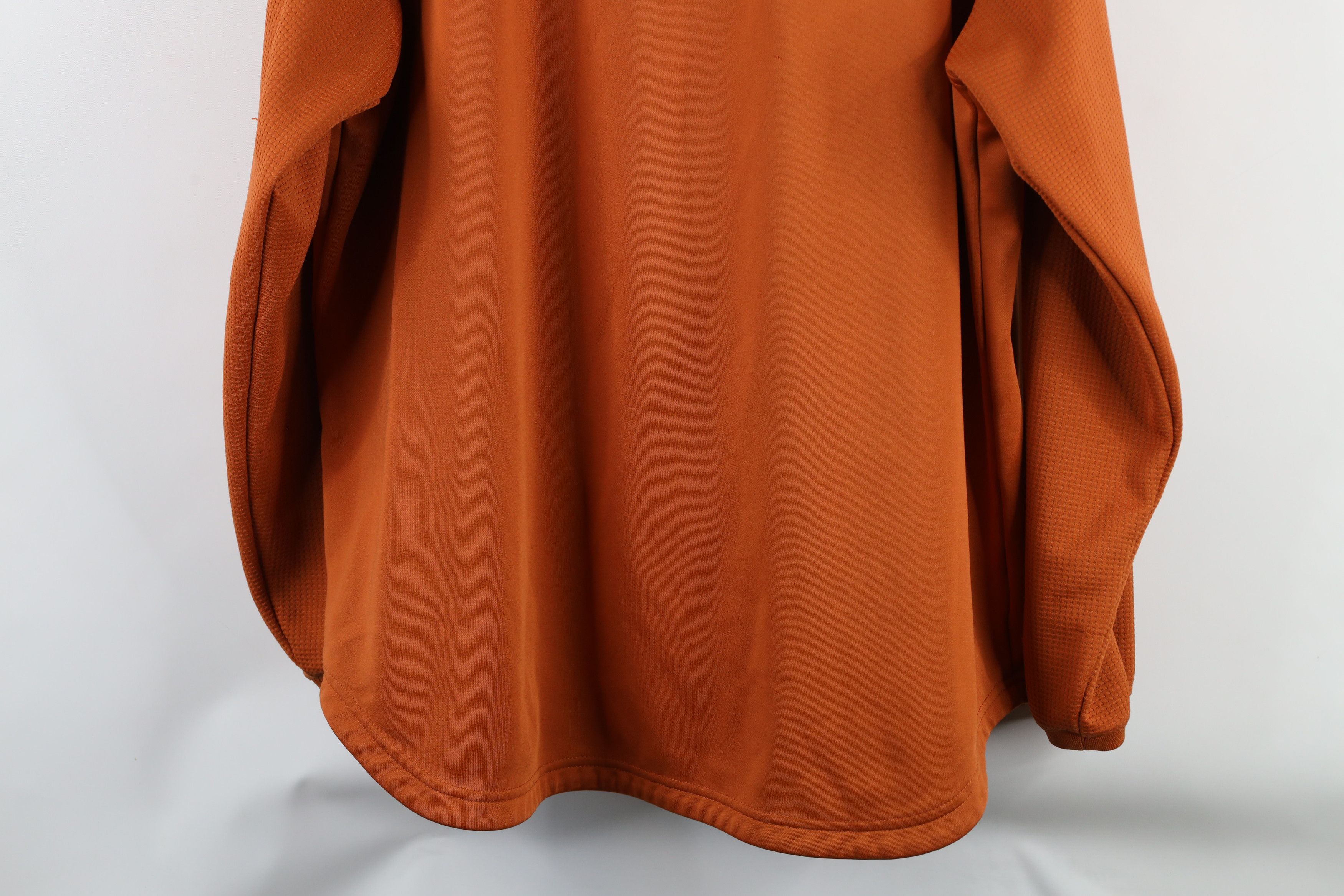 Majestic × Vintage Vintage Majestic Waffle Knit Fleece Lined Sweatshirt Orange Size US XXL / EU 58 / 5 - 20 Thumbnail