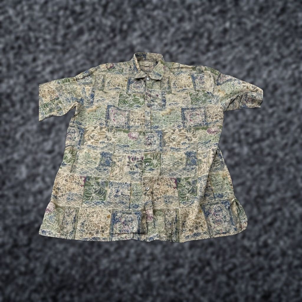 Tori Richard VINTAGE Tori Richard Shirt Mens L Green Floral Aloha USA Button Down Size US L / EU 52-54 / 3 - 1 Thumbnail