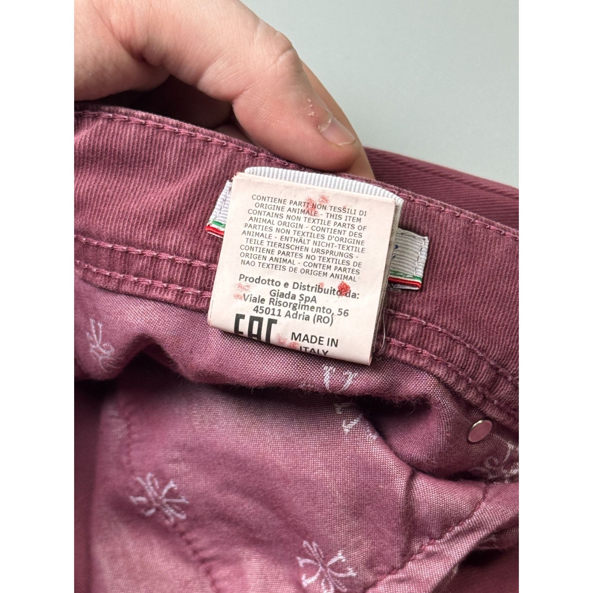 Jacob Cohen Jacob Cohen Red Denim Jeans Pants (Y1104) Size US 35 - 14 Thumbnail