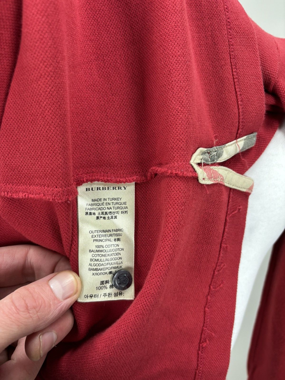 Burberry Mens long sleeve Burberry Brit Size XXL Color Red Size US XXL / EU 58 / 5 - 11 Thumbnail