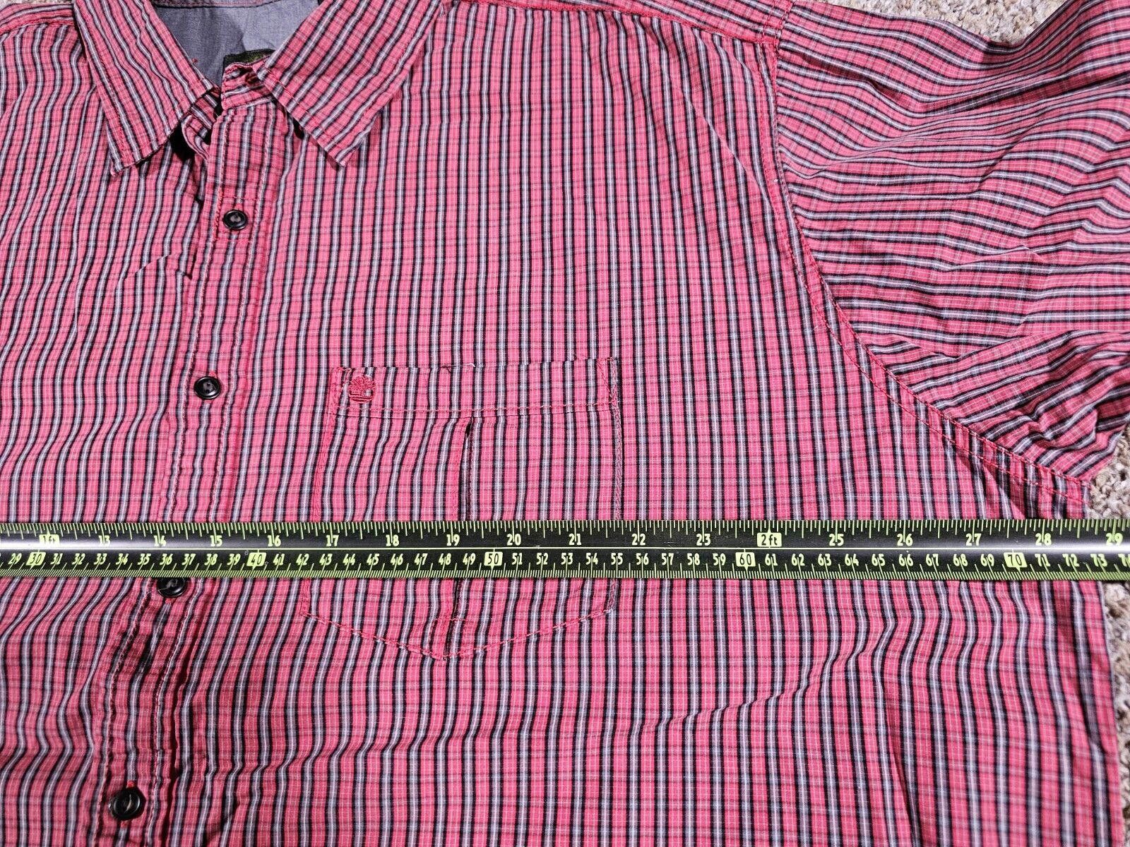 Timberland Timberland Shirt Size XXL Red Plaid long Sleeve Button Up Size US XXL / EU 58 / 5 - 6 Thumbnail