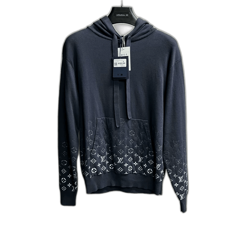 Louis Vuitton Louis Vuitton Gray Logo Print Hoodie Size US S / EU 44-46 / 1 - 1 Thumbnail