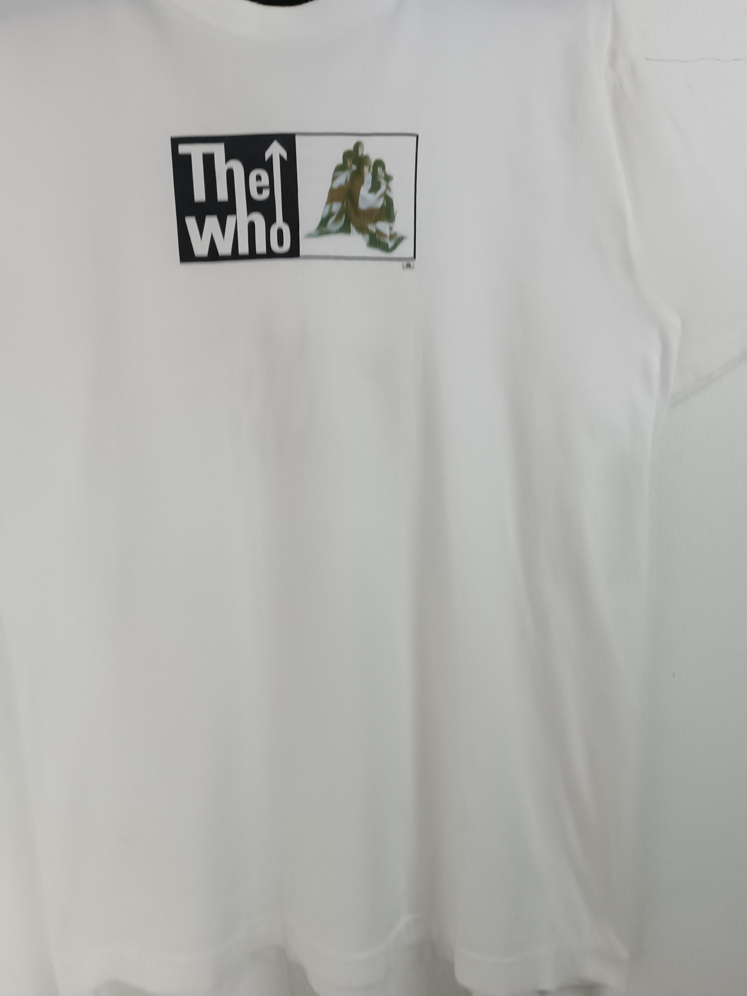 Band Tees VINTAGE 90'S THE WHO BOX LOGO UNION JACK FLAG TEE jam kinks Size US M / EU 48-50 / 2 - 8 Thumbnail