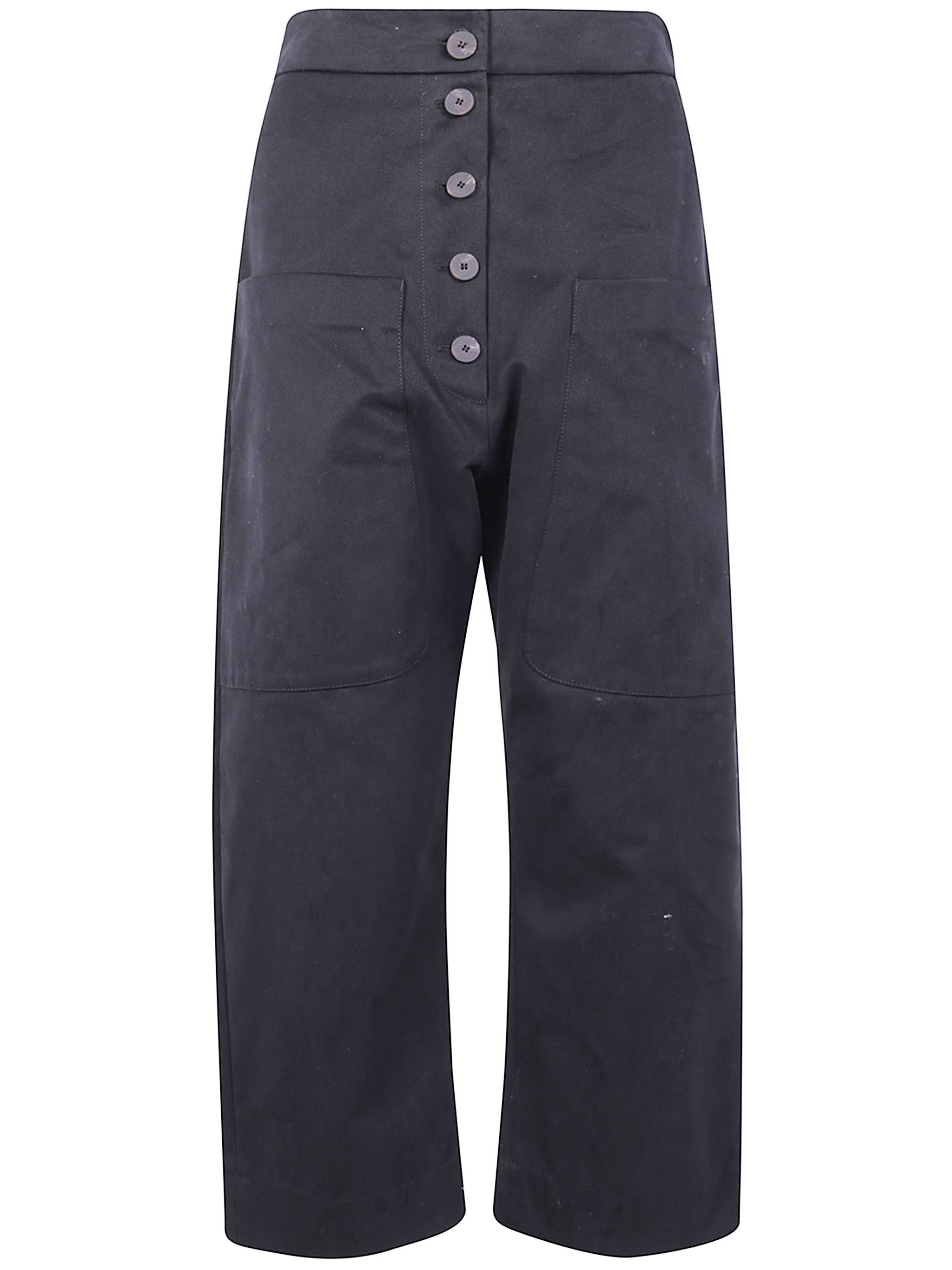 Studio Nicholson ROUNDED DROP CROTCH TROUSERS Size 25" / US 0 / IT 36 - 1 Thumbnail