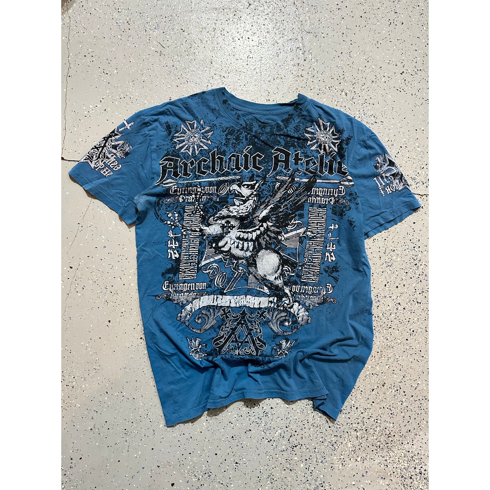 Affliction Vintage Y2K Affliction Skate Tee Size US XL / EU 56 / 4 - 4 Thumbnail