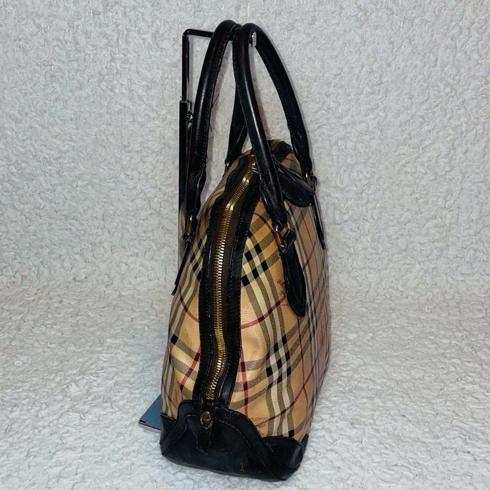 Burberry Burberry Haymarket Check Orchard Bowler Bag Size ONE SIZE - 3 Thumbnail