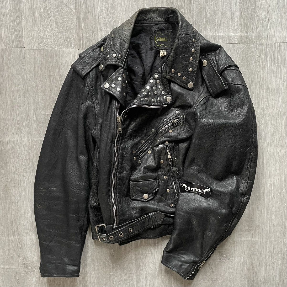Other Sardar Vintage Ramones Punk Custom Genuine Leather Jacket Size US M / EU 48-50 / 2 - 5 Thumbnail