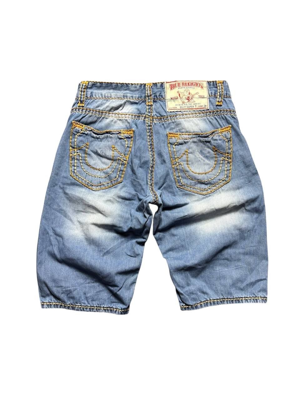 True Religion True Religion Billy Super T Denim Shorts sz W33 made in USA Size US 33 - 6 Thumbnail