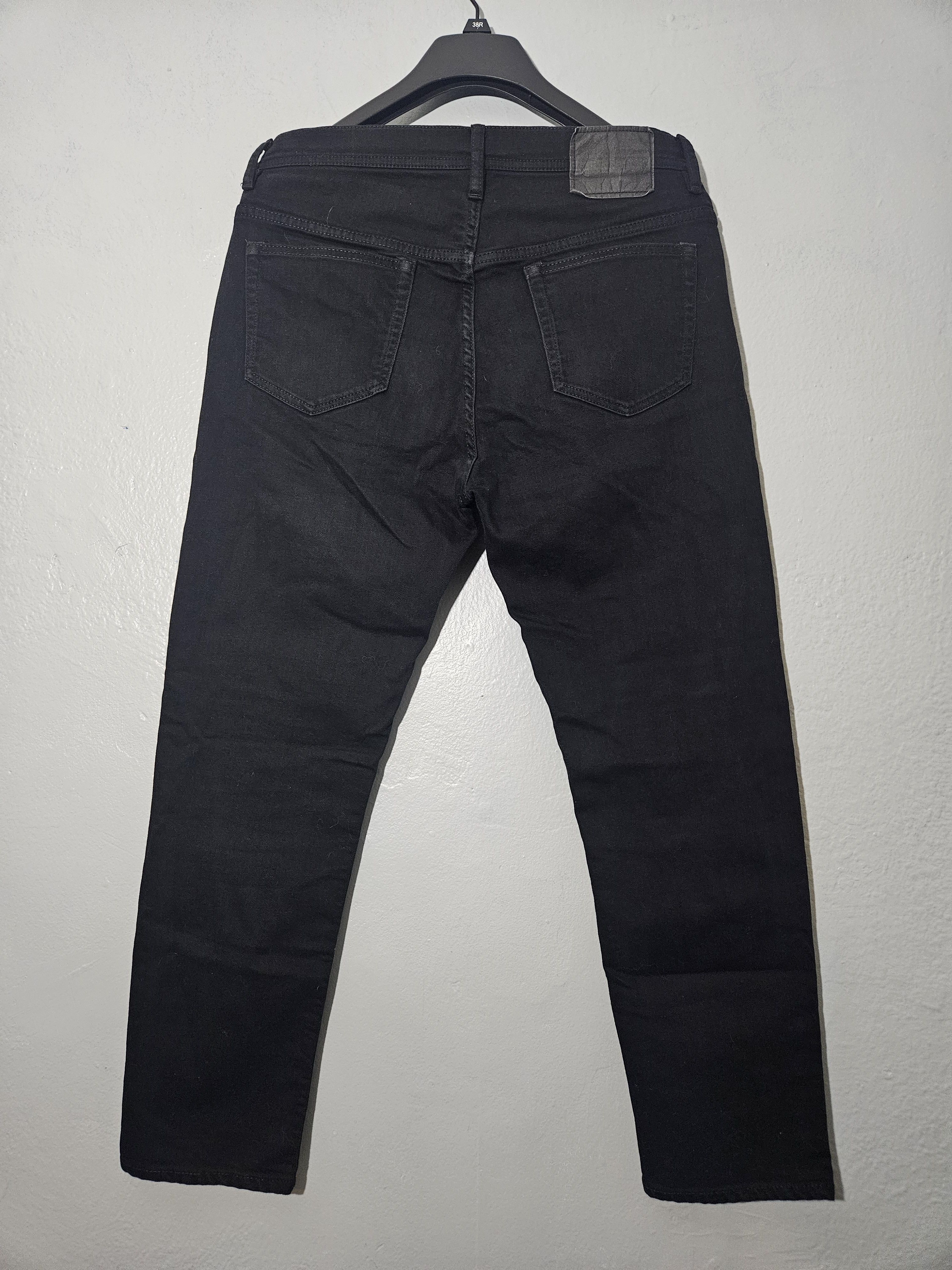 Acne Studios Blå Konst River Stay Black Bach Patch Denim Jeans Size US 32 / EU 48 - 5 Thumbnail