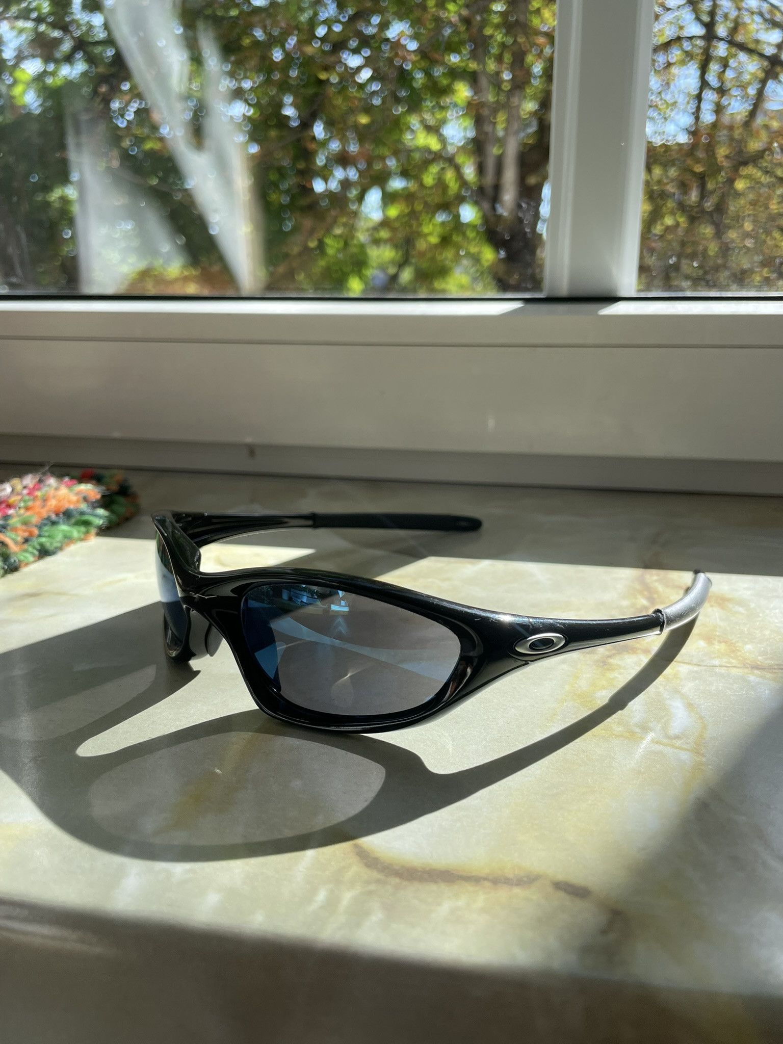 Oakley Oakley XX Twenty w/ Polished Black, Ice Iridium Lenses Size ONE SIZE - 3 Thumbnail