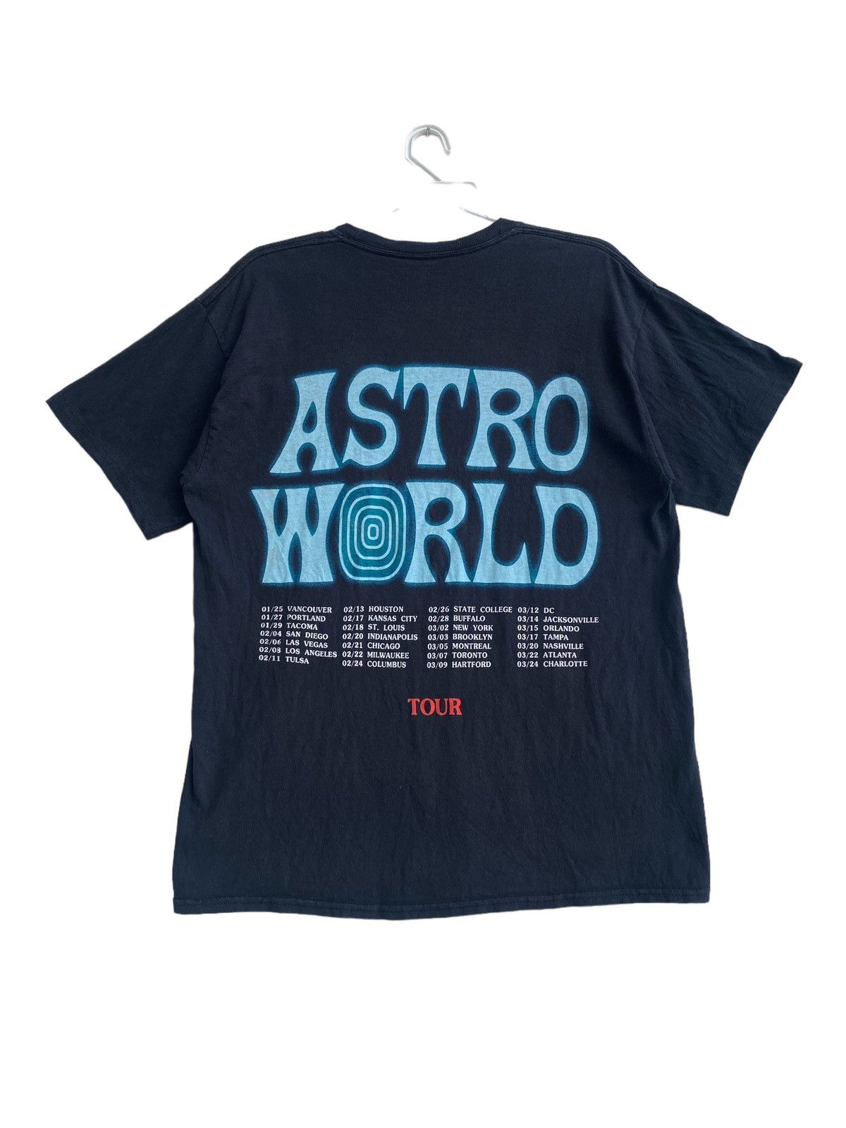 Travis Scott Travis Scott by Cactus Jack Astro World tour tees Size US M / EU 48-50 / 2 - 1 Thumbnail