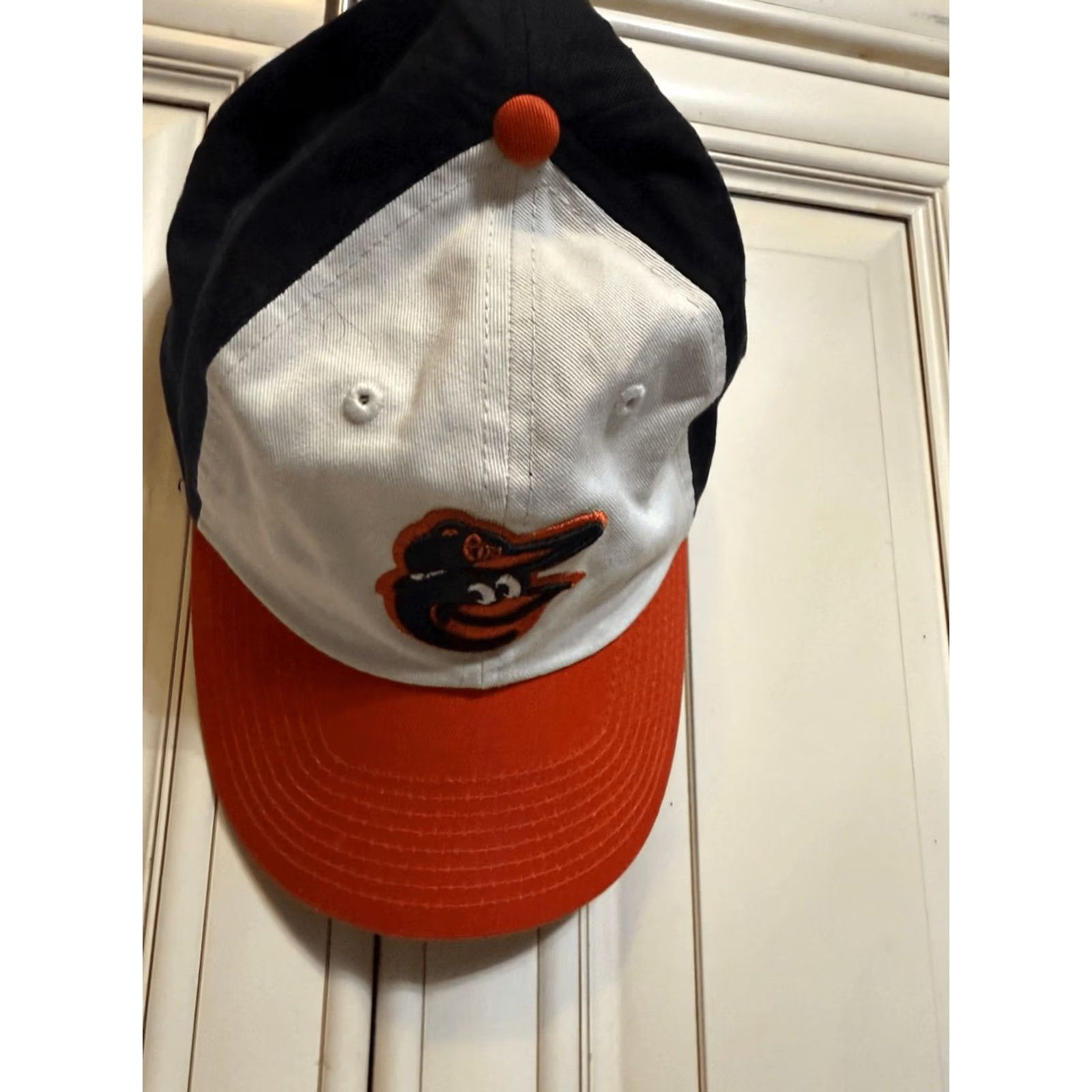 47 47 Brand Orioles MLB Adjustable Baseball Hat OSFA Mens Black Orange Multicolor Cap Size ONE SIZE - 3 Thumbnail