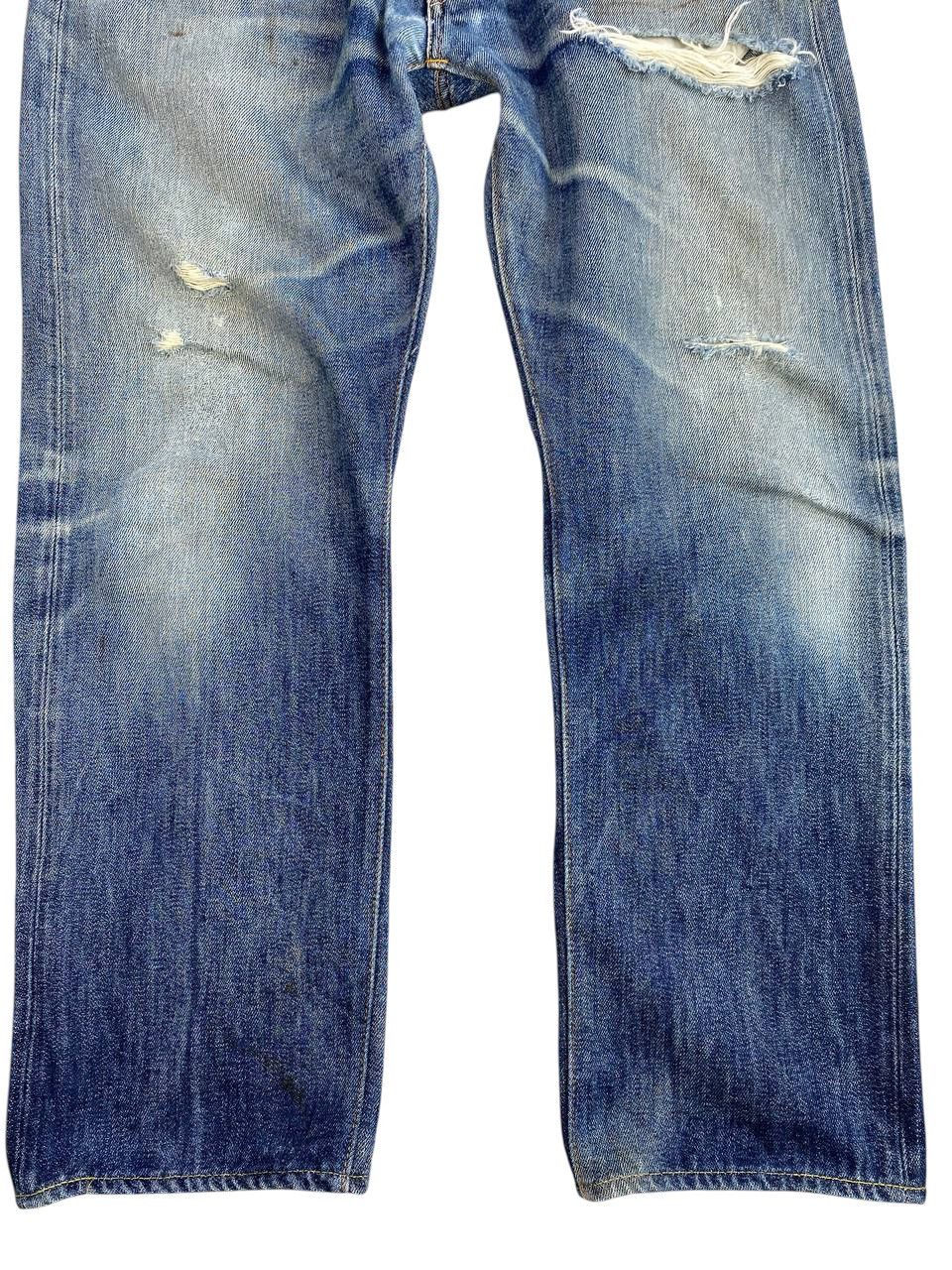 Samurai Jeans Samurai S510XX 19oz Regular Straight Thrashed Selvedge Denim Size US 36 / EU 52 - 10 Thumbnail