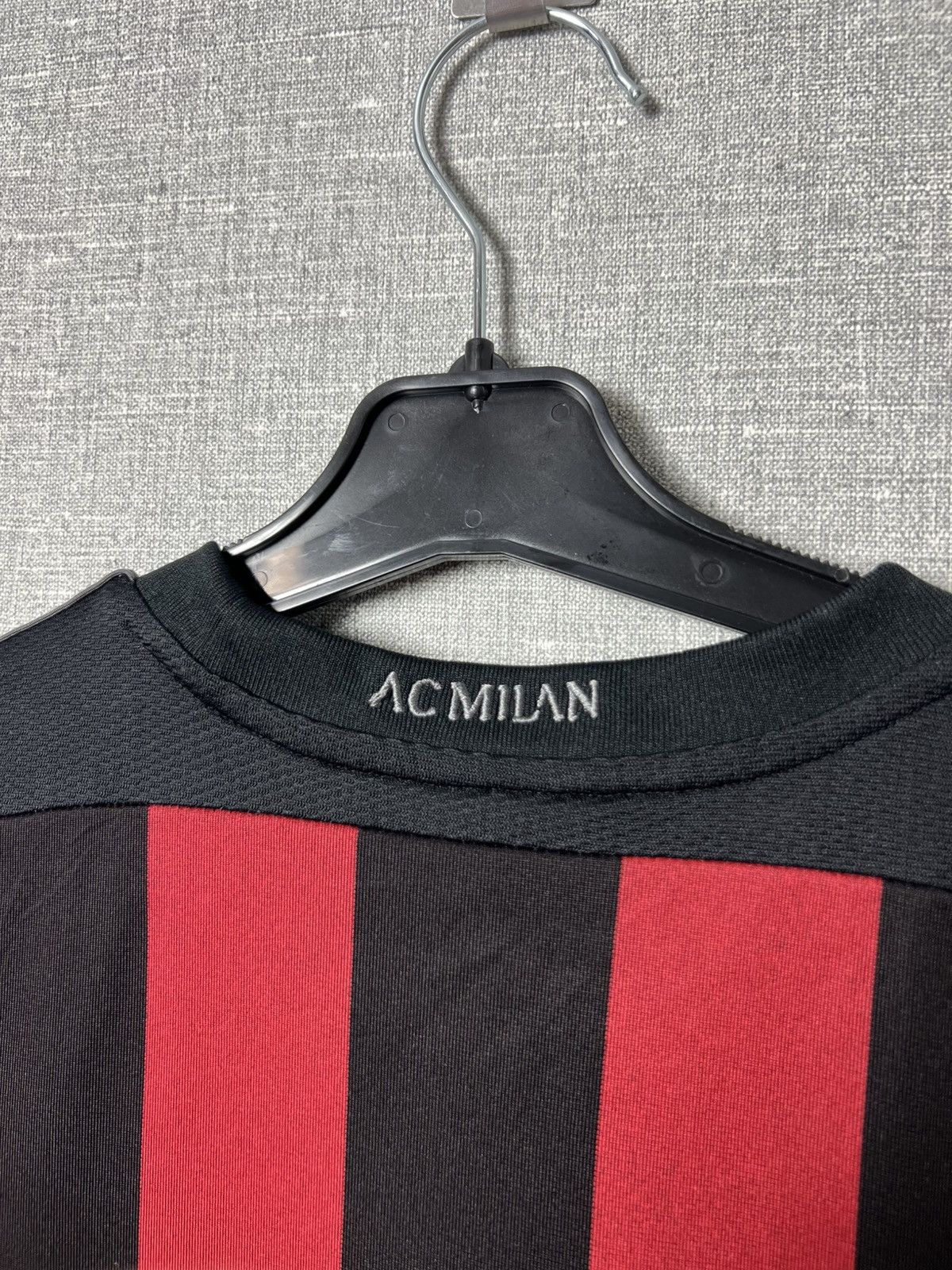 Adidas 2015 / 2016 AC Milan Italy Adidas Vintage Home Soccer Jersey Size US M / EU 48-50 / 2 - 12 Thumbnail