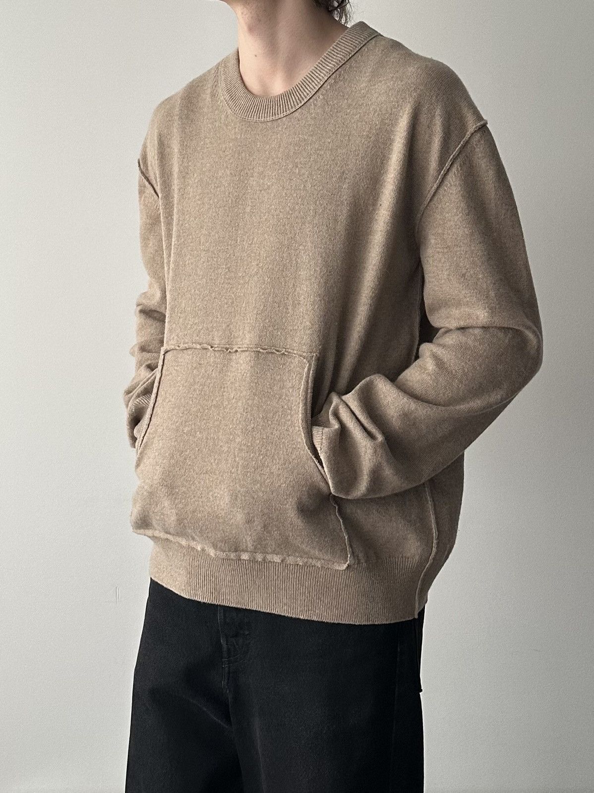 Maison Margiela Maison Margiela SS24 Deconstructed Wool Cashmere Sweater Size US M / EU 48-50 / 2 - 3 Thumbnail