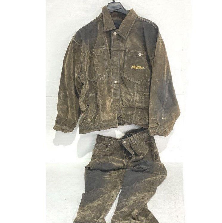 Wu-Tang Clan Johnny Blaze denim suit vintage Wu Wear jacket and jeans XL Size US XL / EU 56 / 4 - 1 Thumbnail