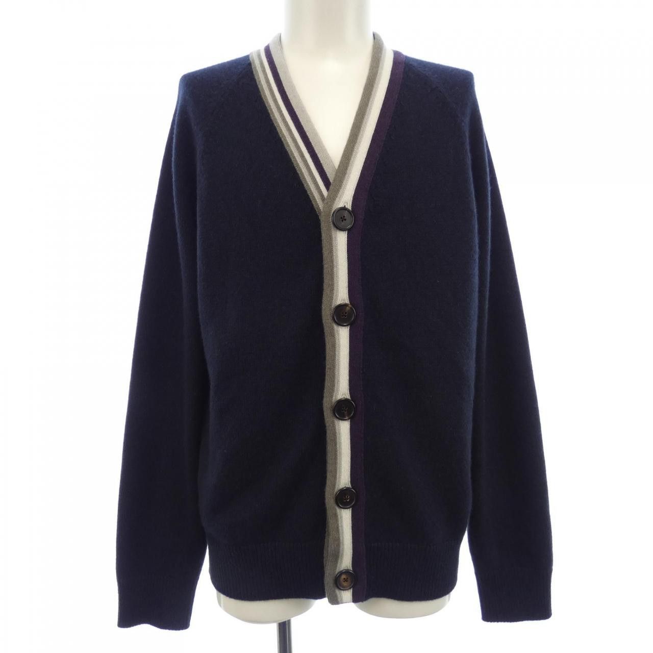 Hermes Hermes Hermes Cashmere Cardigan Others Tops DUTY FREE for USA Size ONE SIZE - 1 Thumbnail