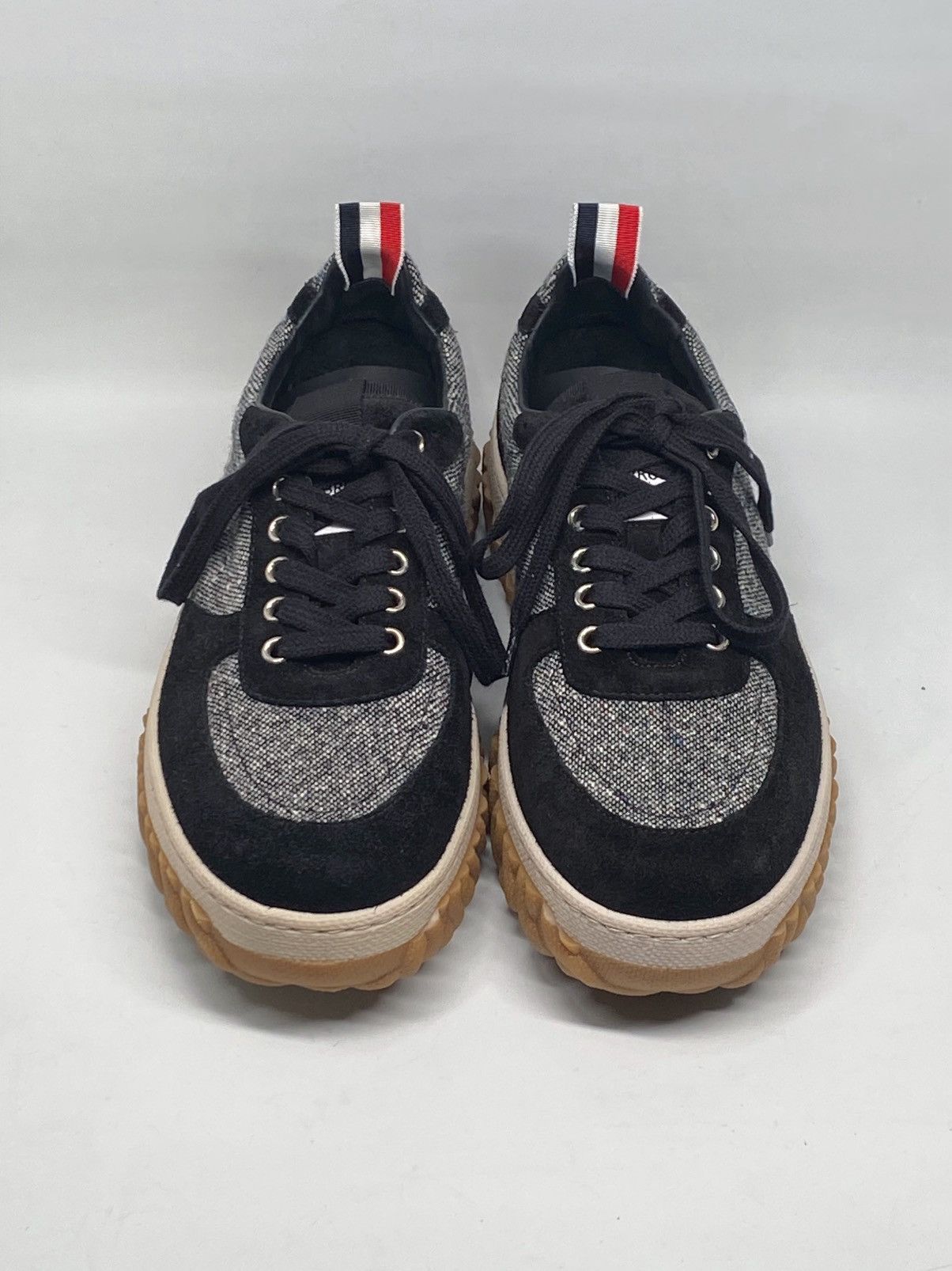 Thom Browne Thom Browne Donegal Tweed Cable Knit Sole Sneakers size 8.5 Size US 8.5 / EU 41-42 - 3 Thumbnail