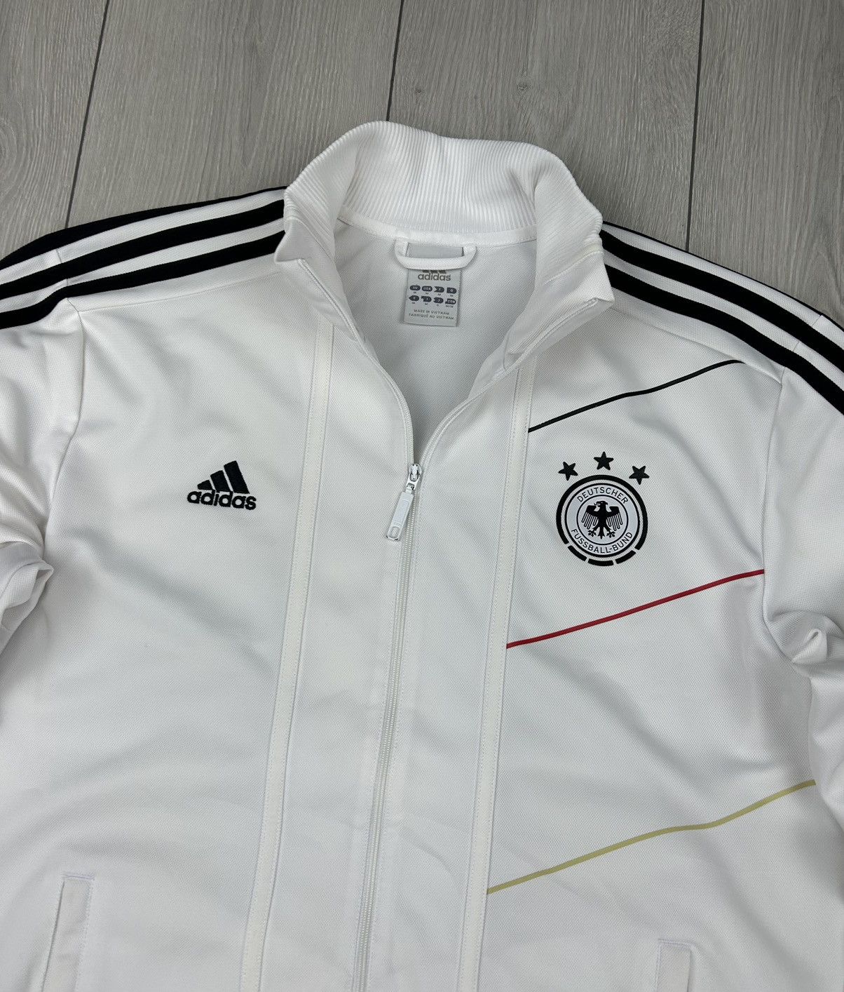 Adidas × Vintage Adidas Vintage Germany Soccer Zip Light Jacket Size M Size US M / EU 48-50 / 2 - 4 Thumbnail