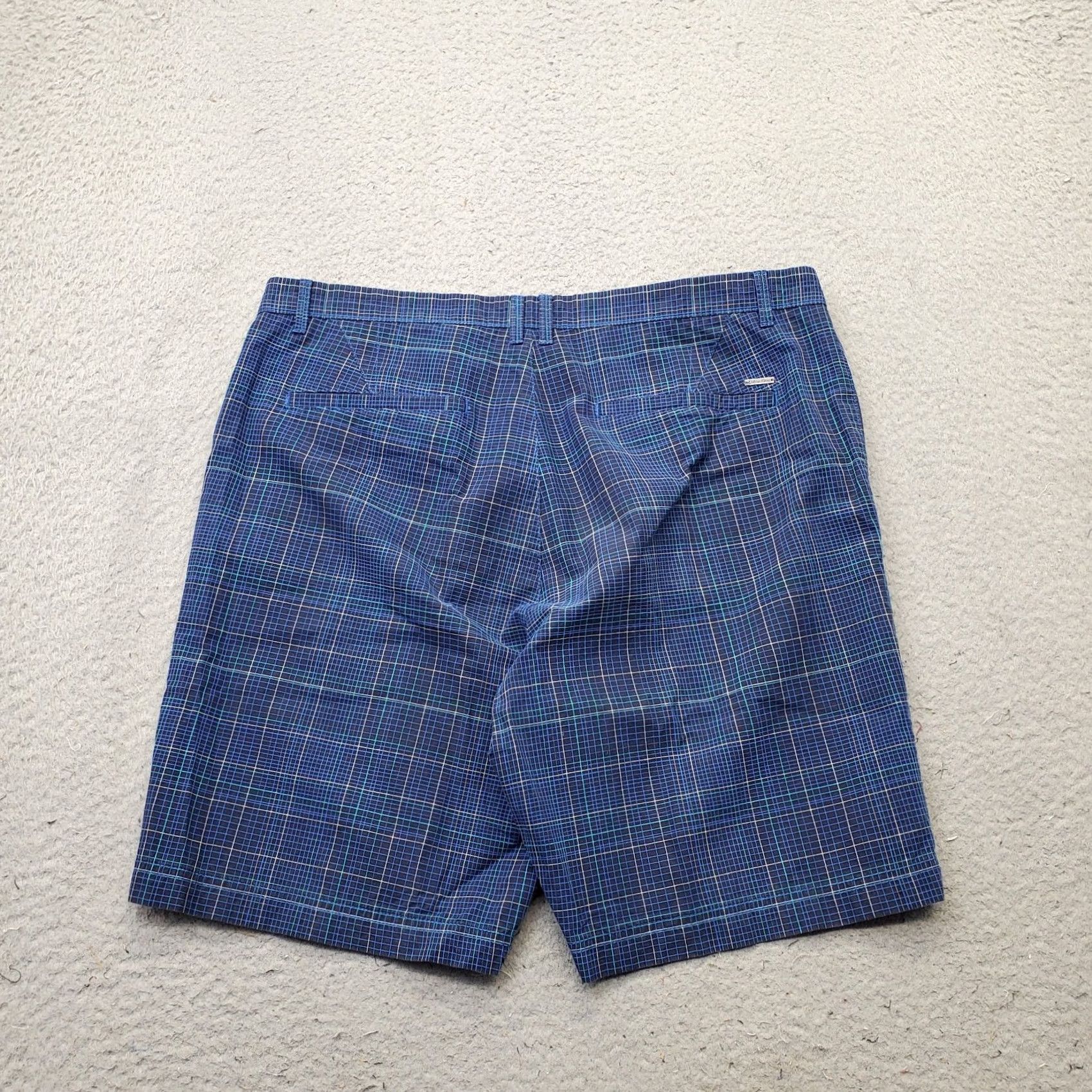 Calvin Klein Calvin Klein Mens Chino Shorts 34 Multi Plaid Flat Front Mid Rise Slash Pockets Continental Casual Shirt Size US 34 / EU 50 - 2 Thumbnail