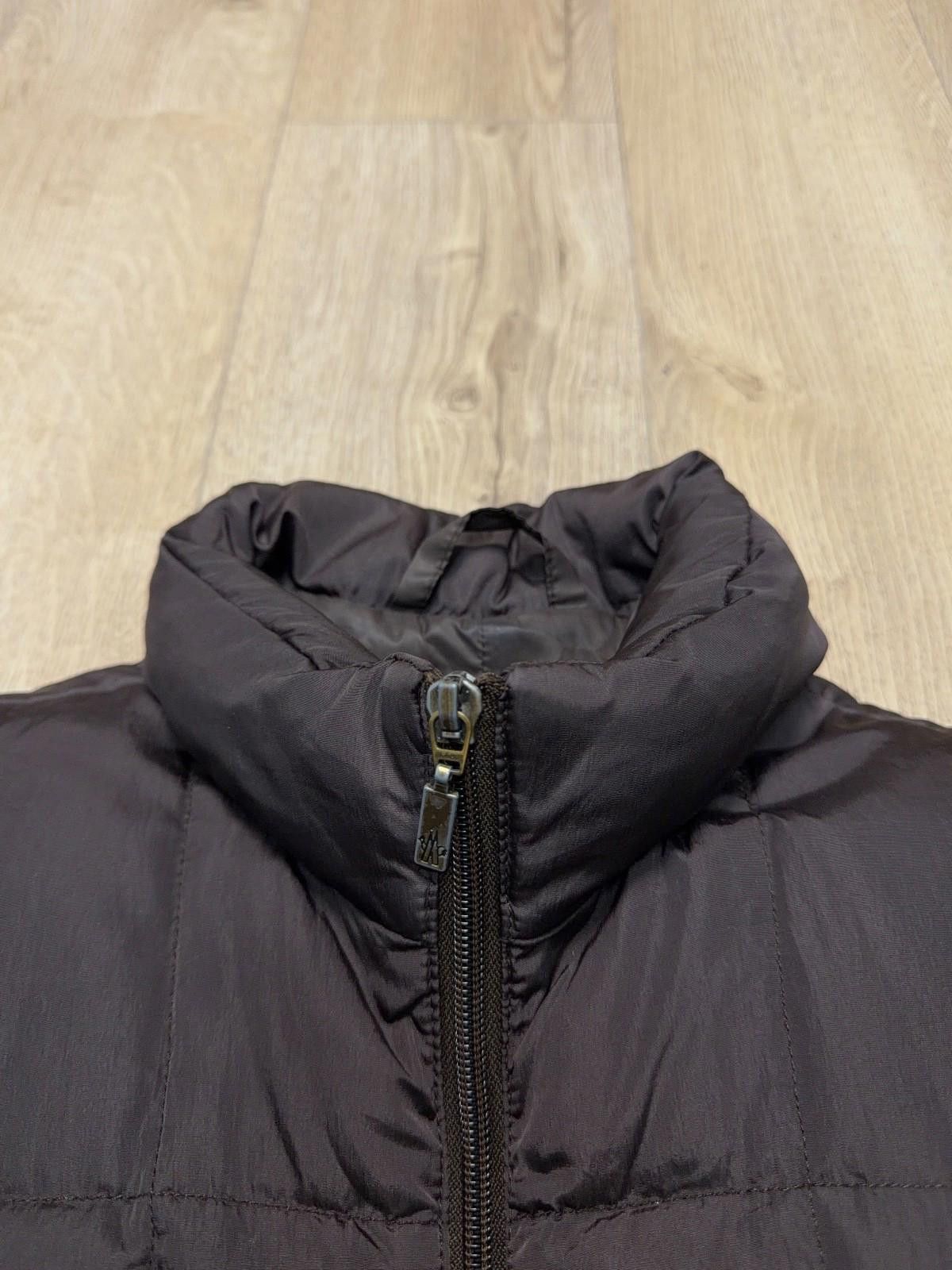 Moncler Womens Down Insulated Puffer Jacket Vintage Brown Size 3 M-L Size L / US 10 / IT 46 - 3 Thumbnail