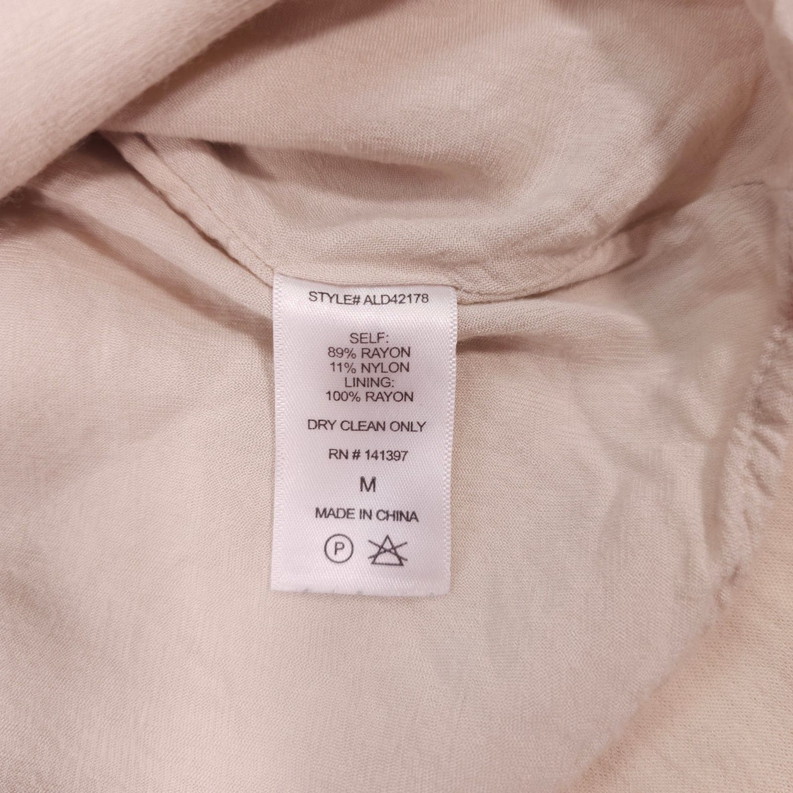 ASTR The Label ASTR The Label Tie Front Midi Dress Natural Sz Medium Size M / US 6-8 / IT 42-44 - 7 Thumbnail