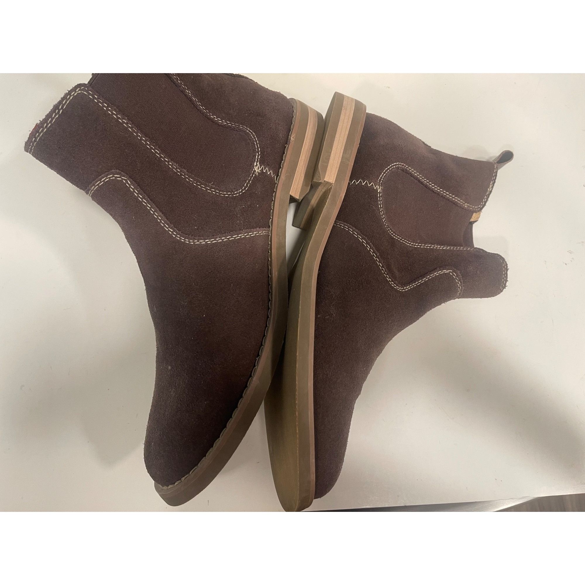 Original Penguin Penguin Suede Charlie Chaka Boots sz 11 Dark Brown Size US 11 / EU 44 - 2 Thumbnail