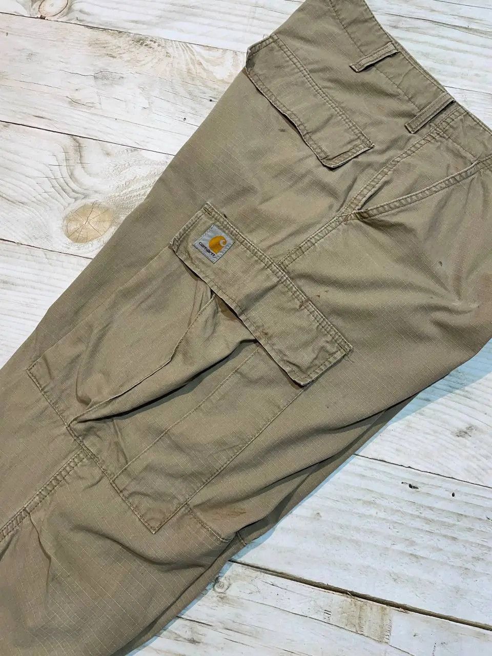 Carhartt Vintage Carhartt WIP Cargo Pants Work Distrissed USA Size US 33 - 4 Thumbnail