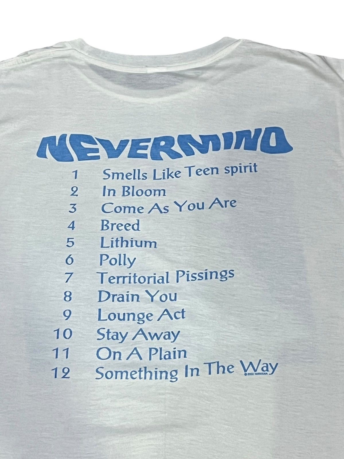 Nirvana Vintage Nirvana Nevermind Tee ©2002 Single Stitch Size US M / EU 48-50 / 2 - 4 Thumbnail